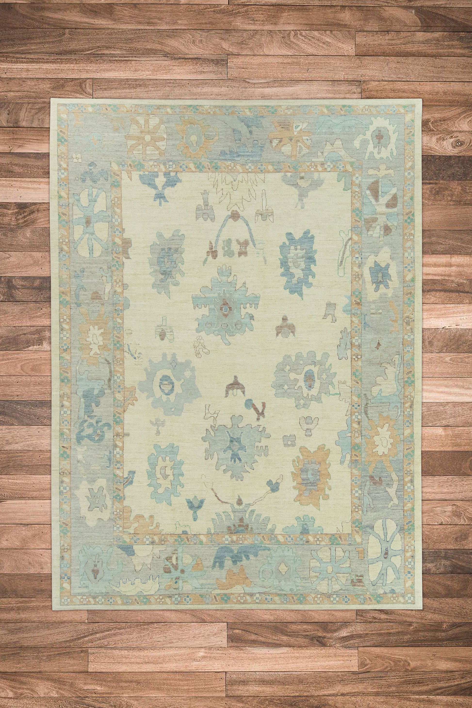 Turkish Oushak Rug 10'3" x 14'3" #15018