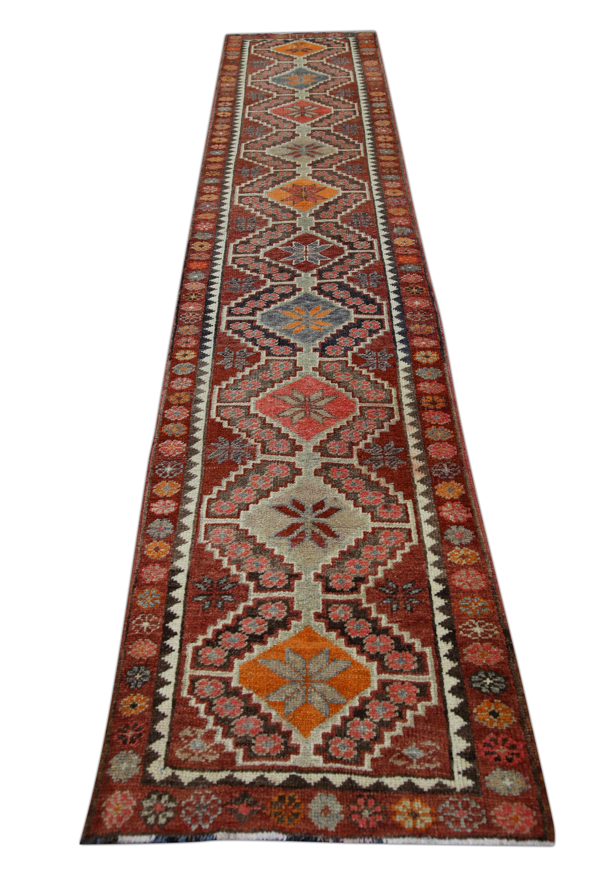 Turkish Vintage Anatolian Rug  2'10" x 13'4" #102