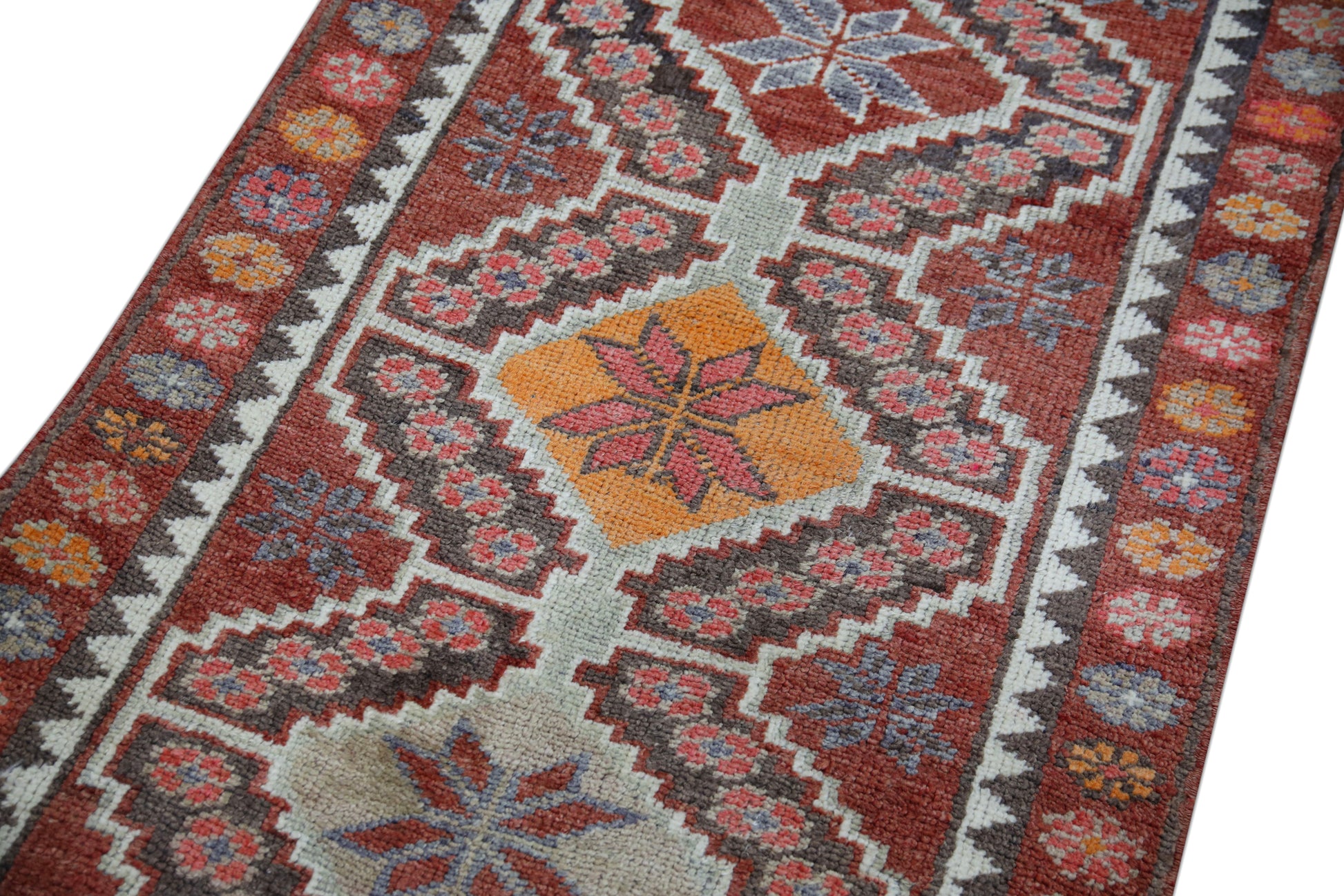 Turkish Vintage Anatolian Rug  2'10" x 13'4" #102