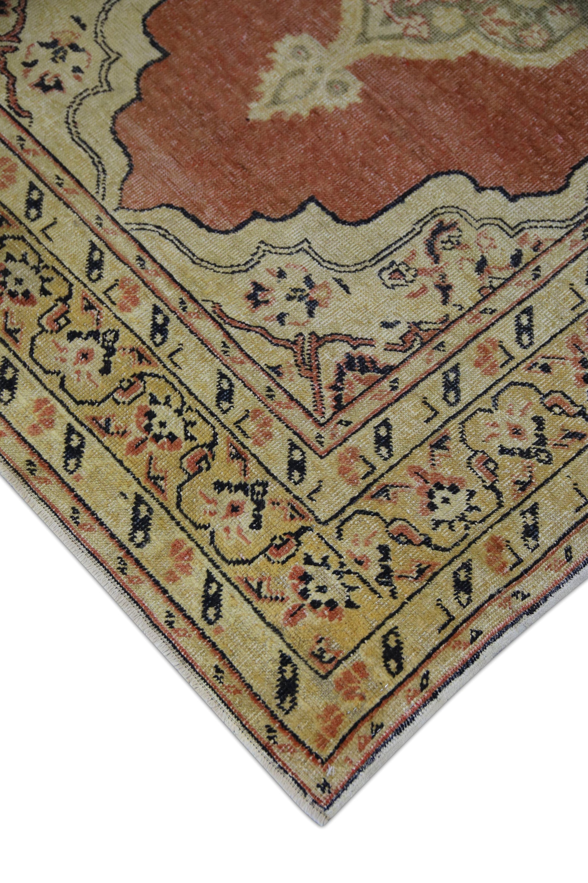 Turkish Vintage Anatolian Rug 4'4" x 6' #1011