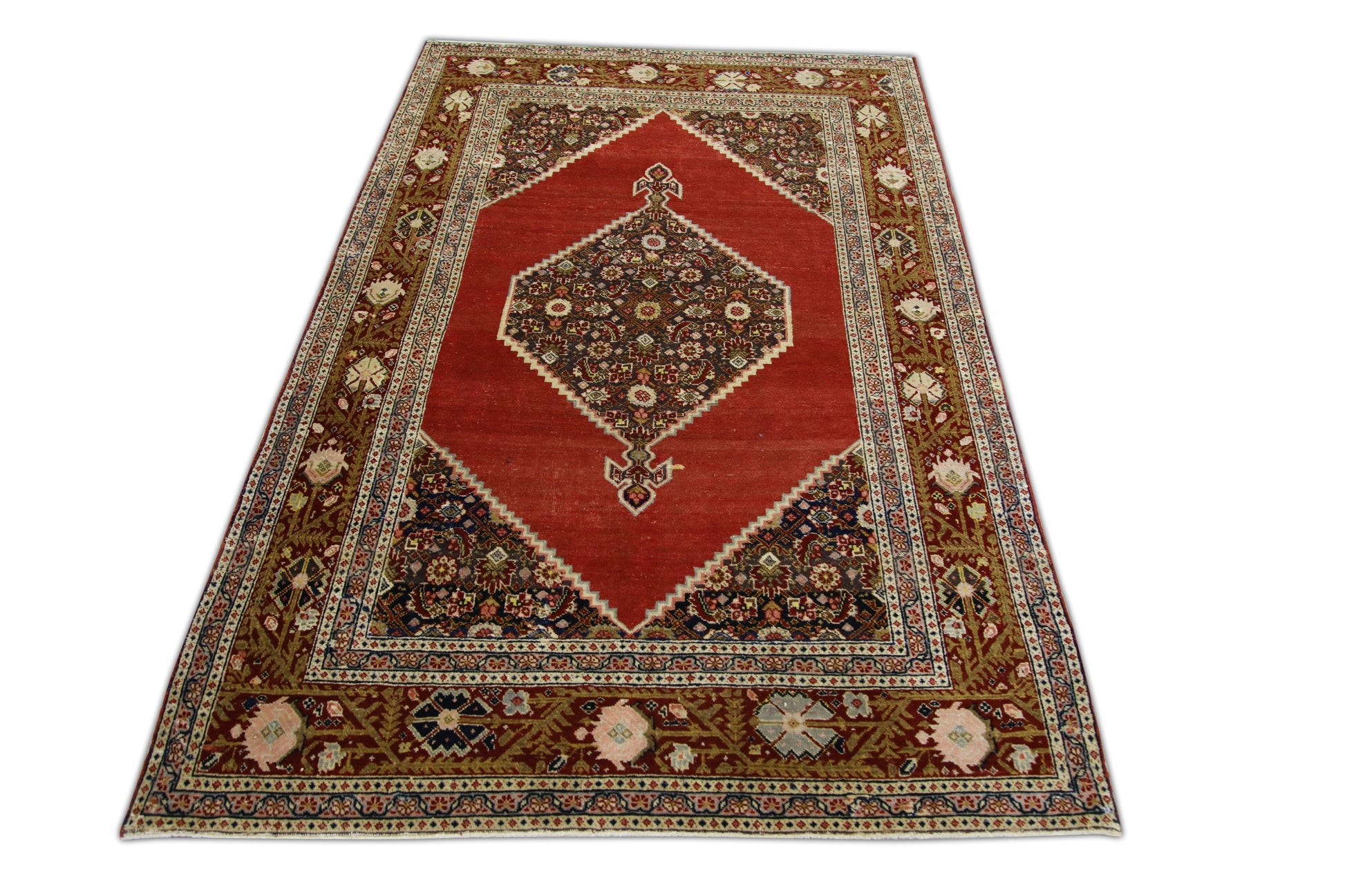 Turkish Vintage Anatolian Rug 4'5" x 6'5" #1010
