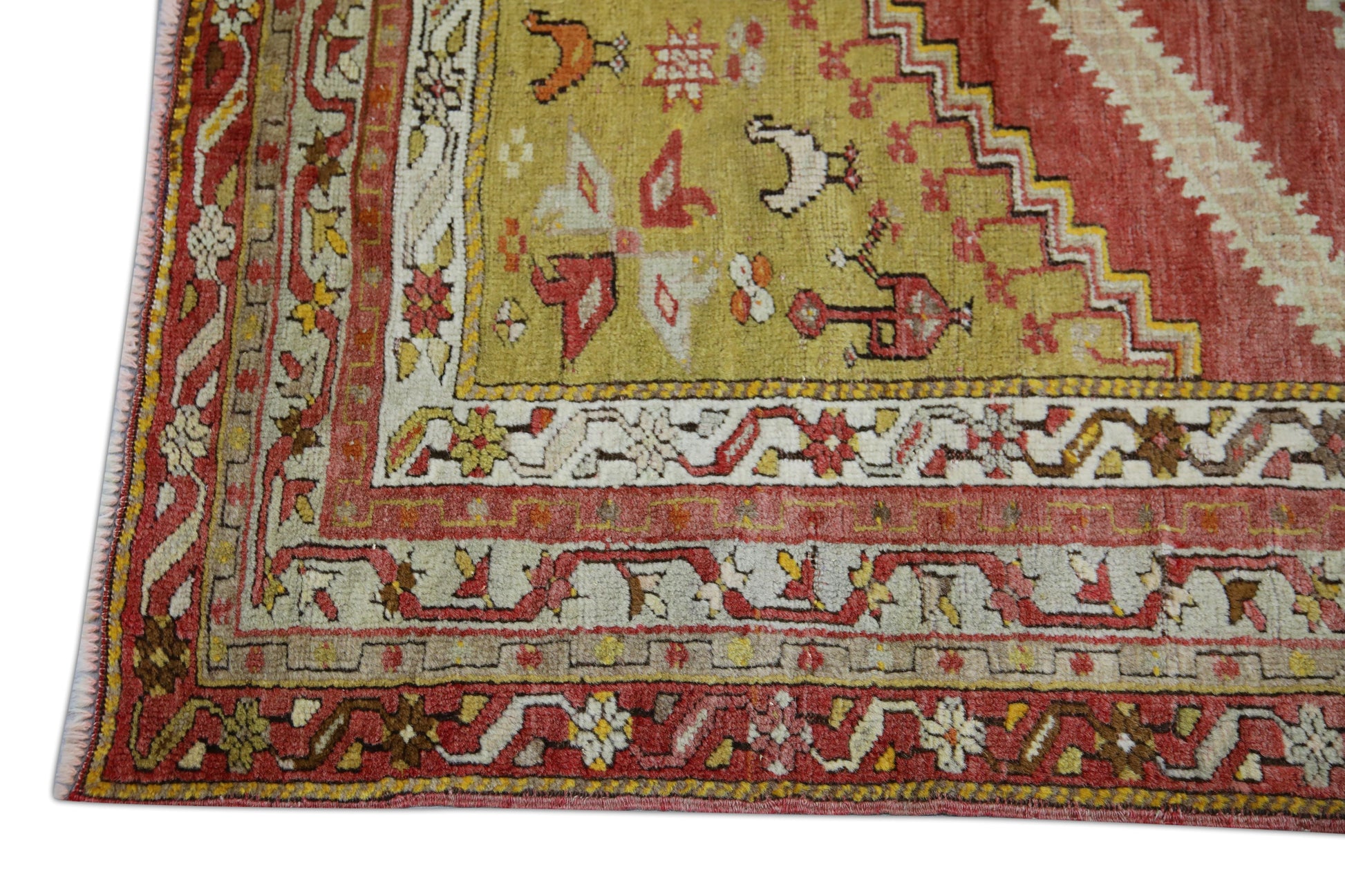 Turkish Vintage Anatolian Rug 3'10" x 6'2" #1009