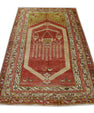 Turkish Vintage Anatolian Rug 3'10" x 6'2" #1009