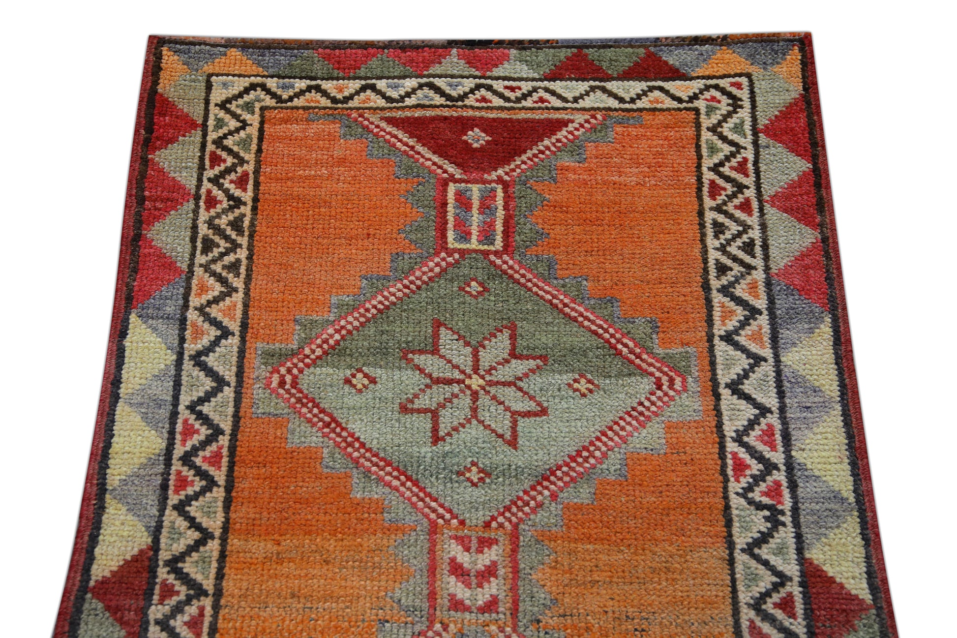 Turkish Vintage Anatolian Rug  2'7" x 12'9" #112