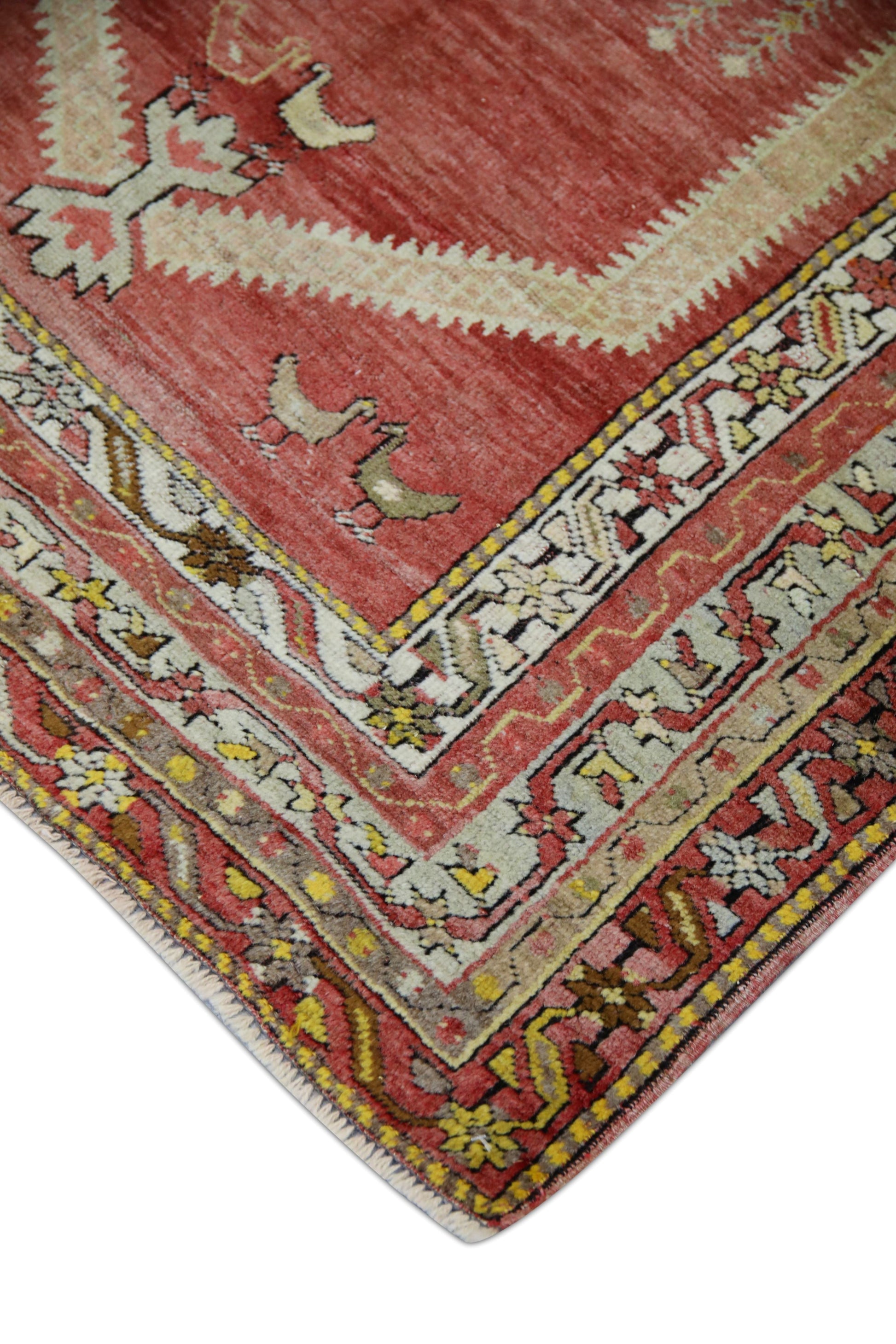 Turkish Vintage Anatolian Rug 3'10" x 6'2" #1009