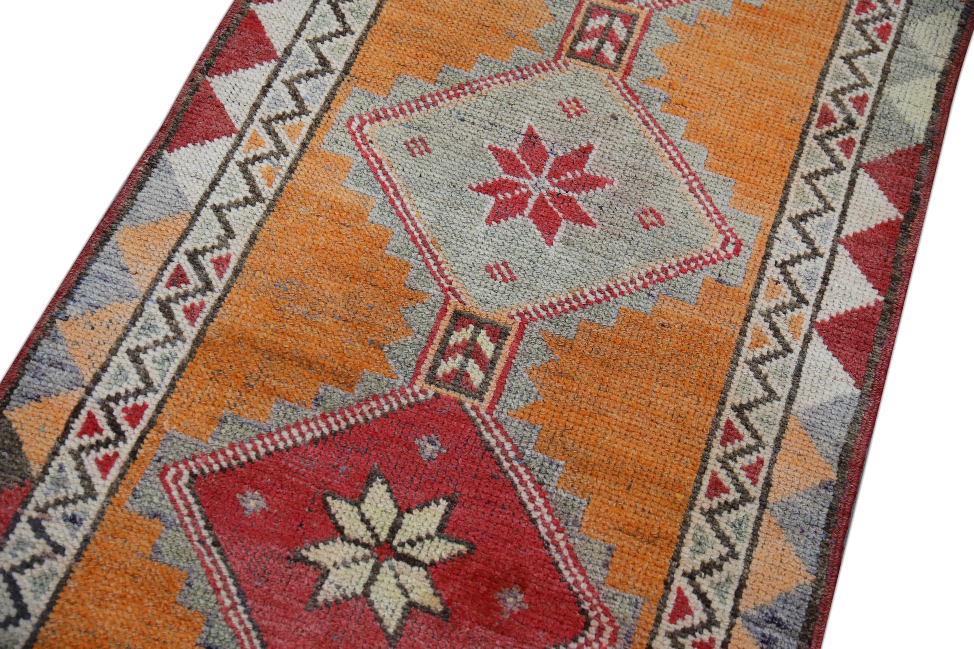 Turkish Vintage Anatolian Rug  2'7" x 12'9" #112