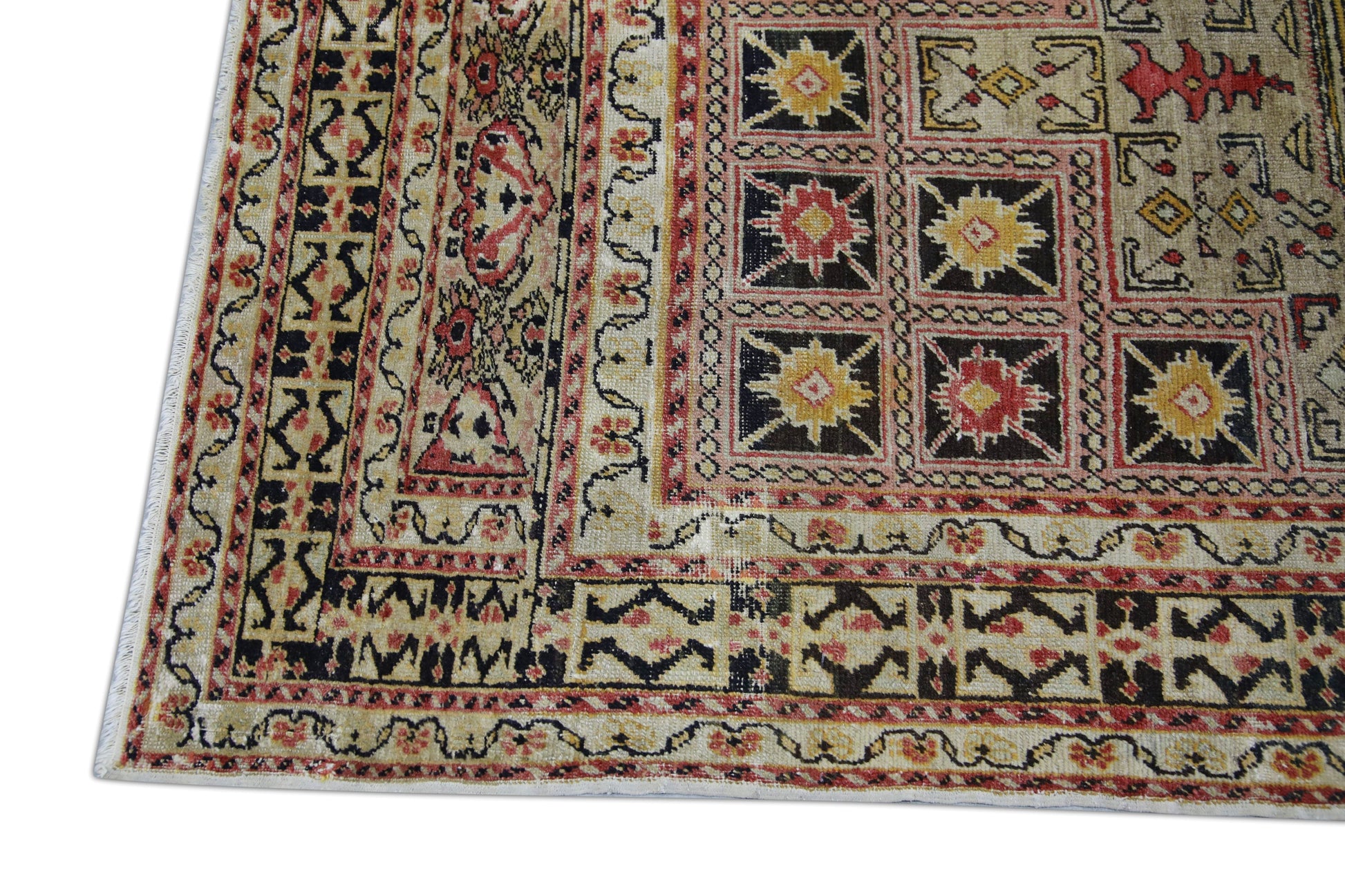 Turkish Vintage Anatolian Rug 4'6" x 6'4" #1008