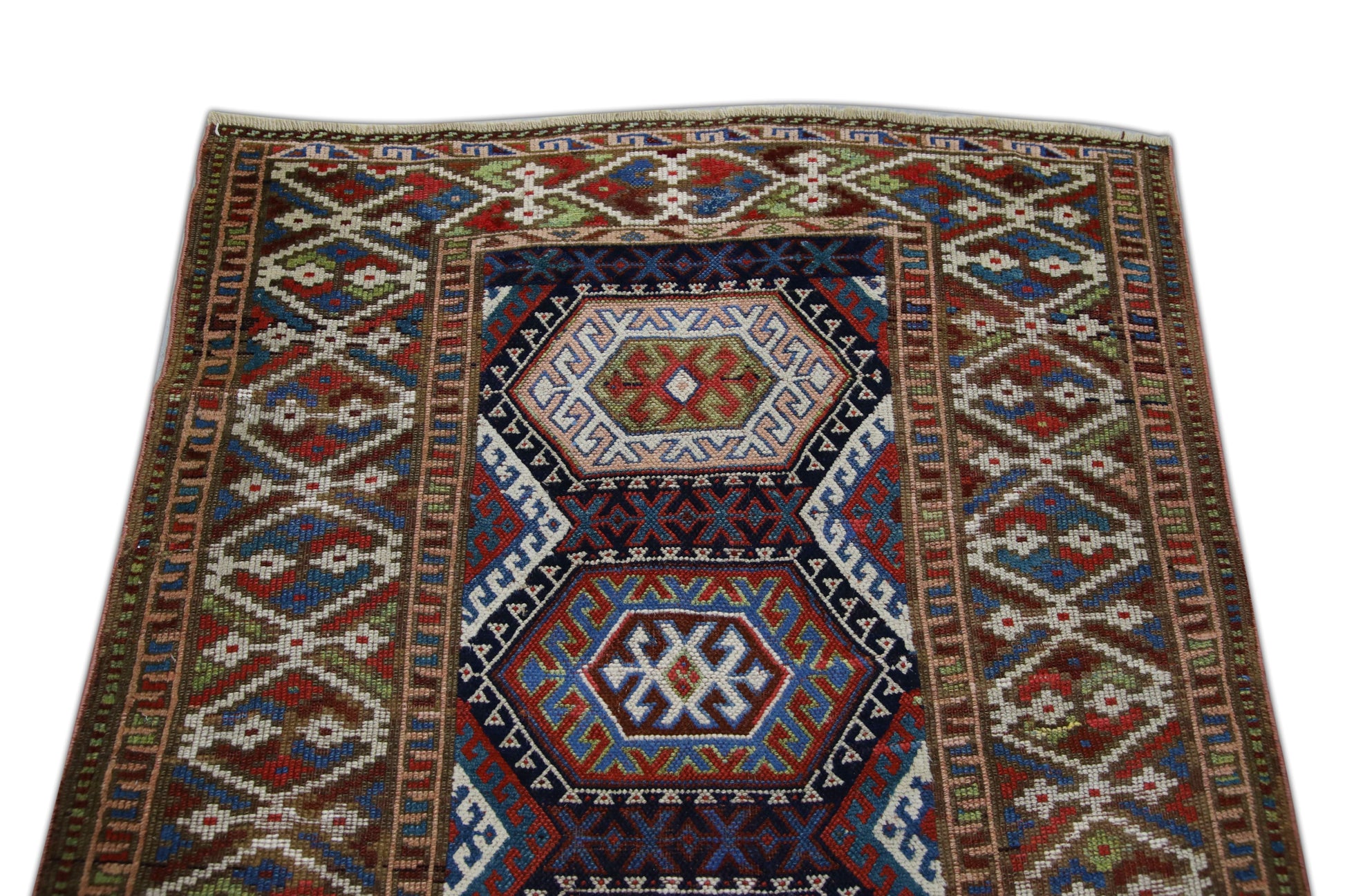 Turkish Vintage Anatolian Rug 4' x 5'8" #1007