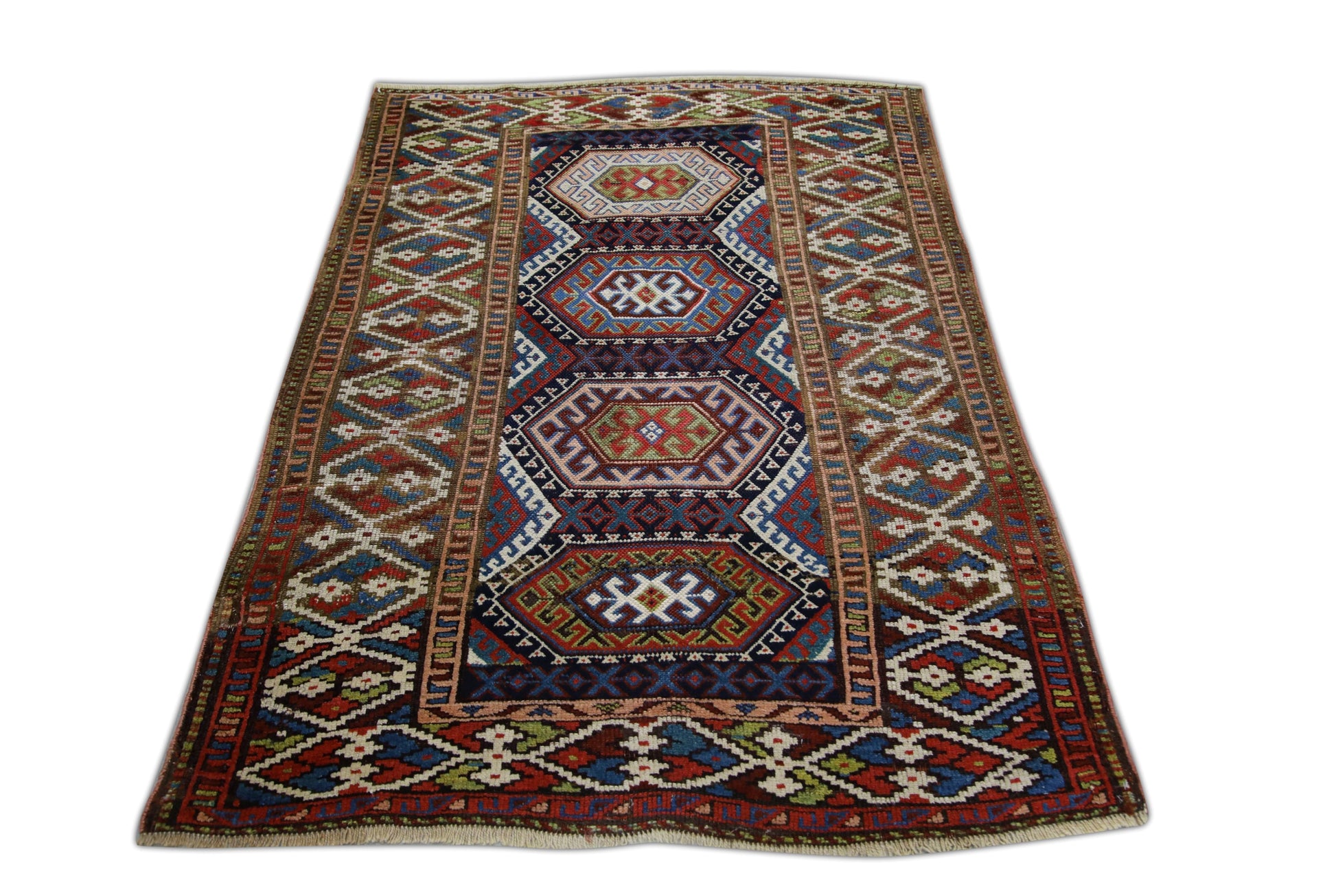 Turkish Vintage Anatolian Rug 4' x 5'8" #1007