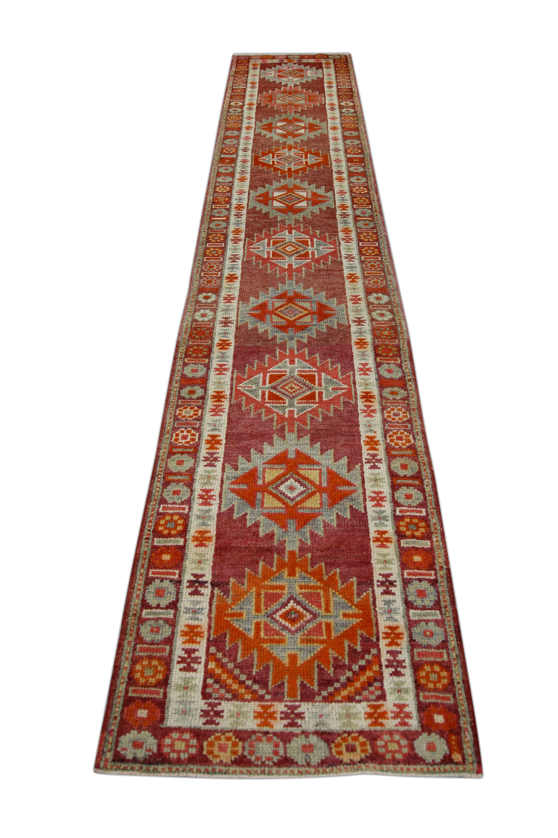 Turkish Vintage Anatolian Rug  2'9" x 14'1" #107