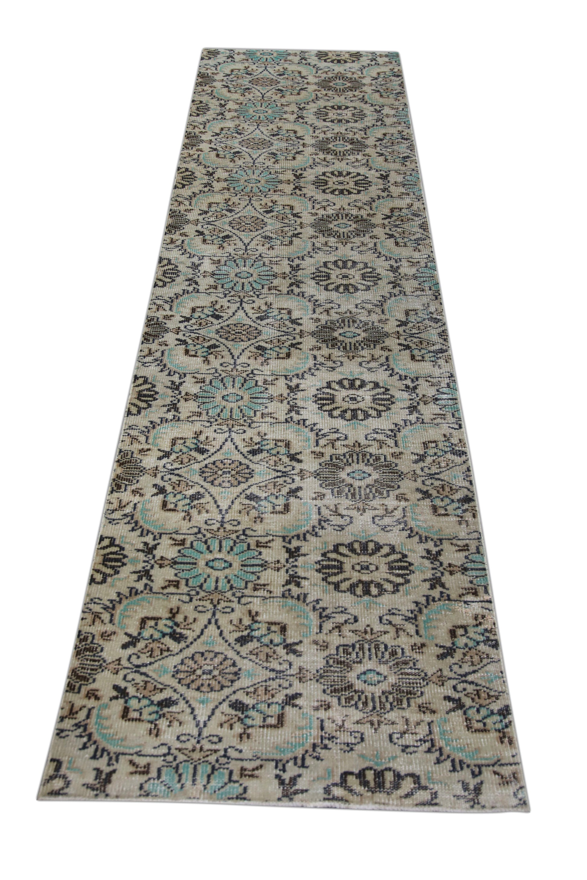 Turkish Vintage Anatolian Rug  2'9" x 10' #106