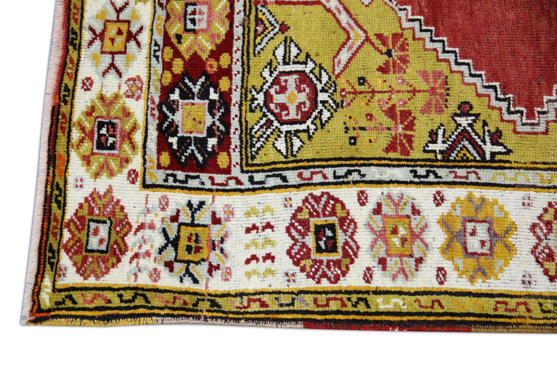 Turkish Vintage Anatolian Rug 3'5" x 5' #1031