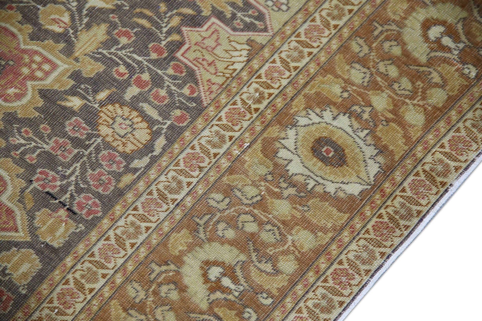 Turkish Vintage Anatolian Rug 4'2" x 6' #1015
