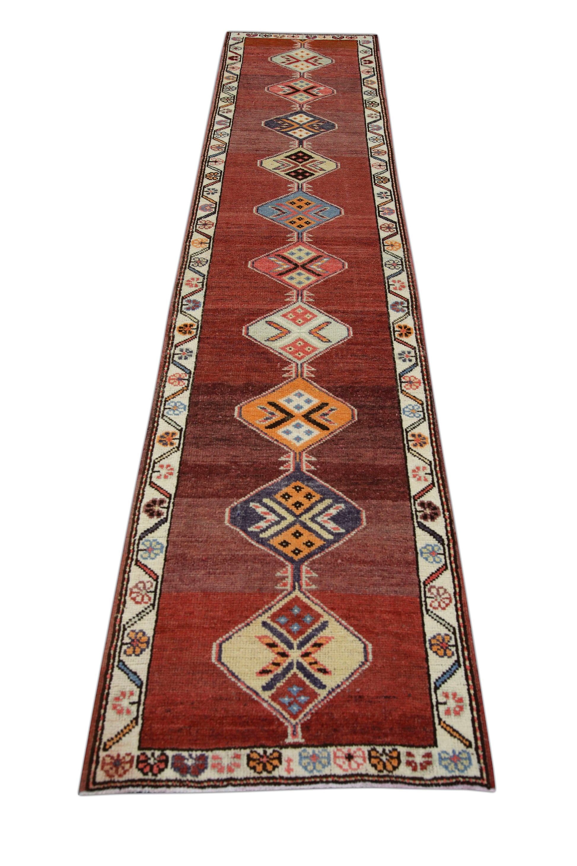 Turkish Vintage Anatolian Rug  2'7" x 11'9" #108