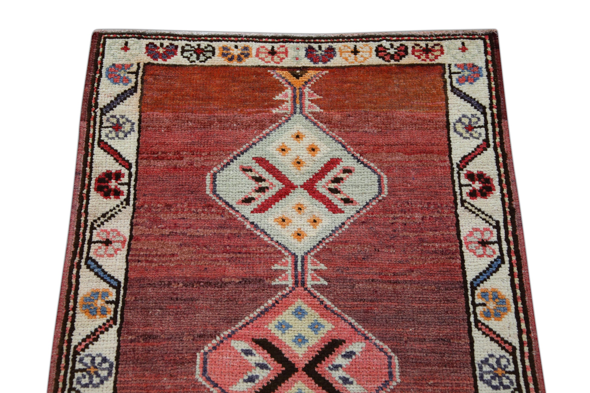 Turkish Vintage Anatolian Rug  2'7" x 11'9" #108