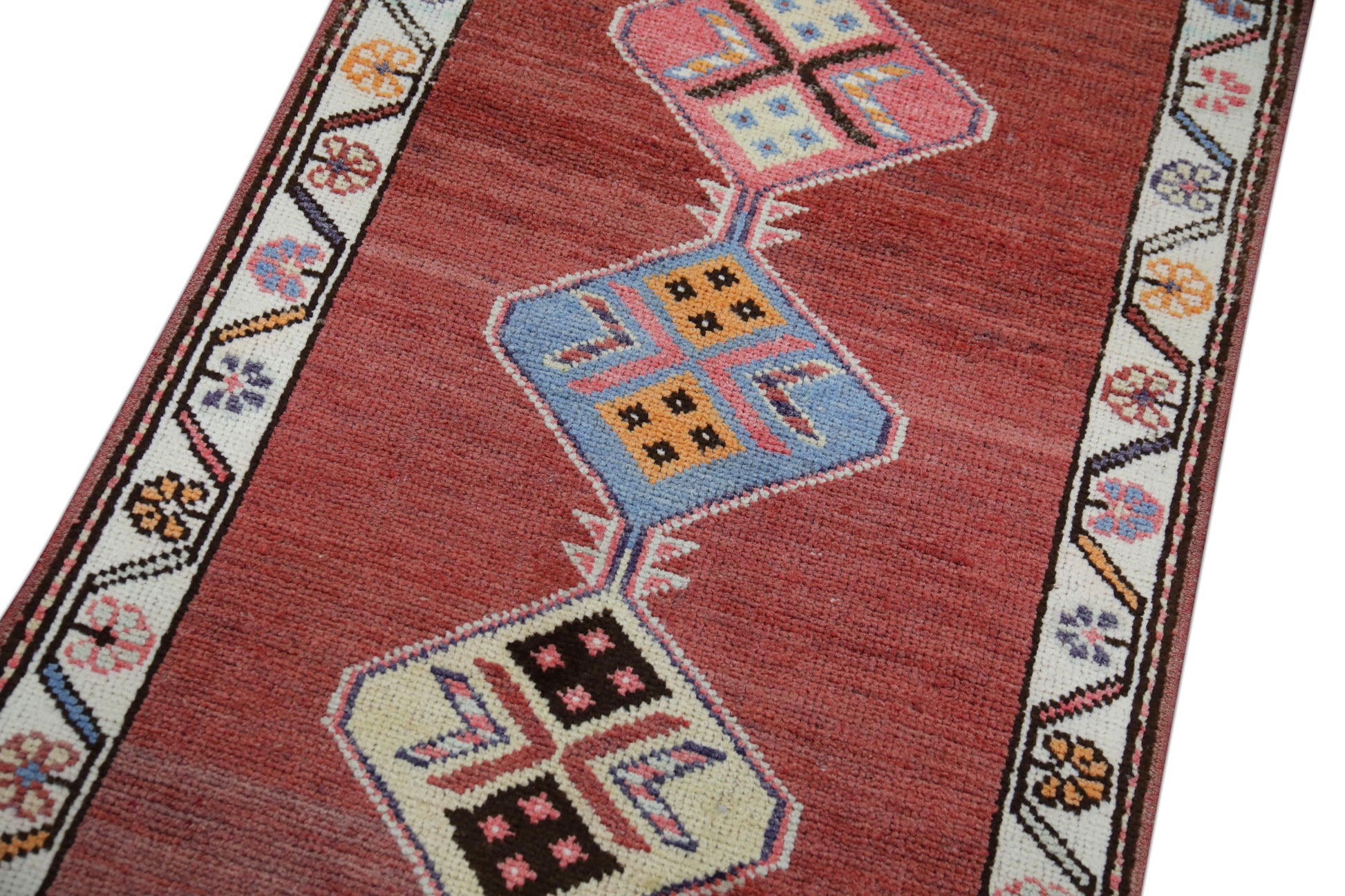 Turkish Vintage Anatolian Rug  2'7" x 11'9" #108
