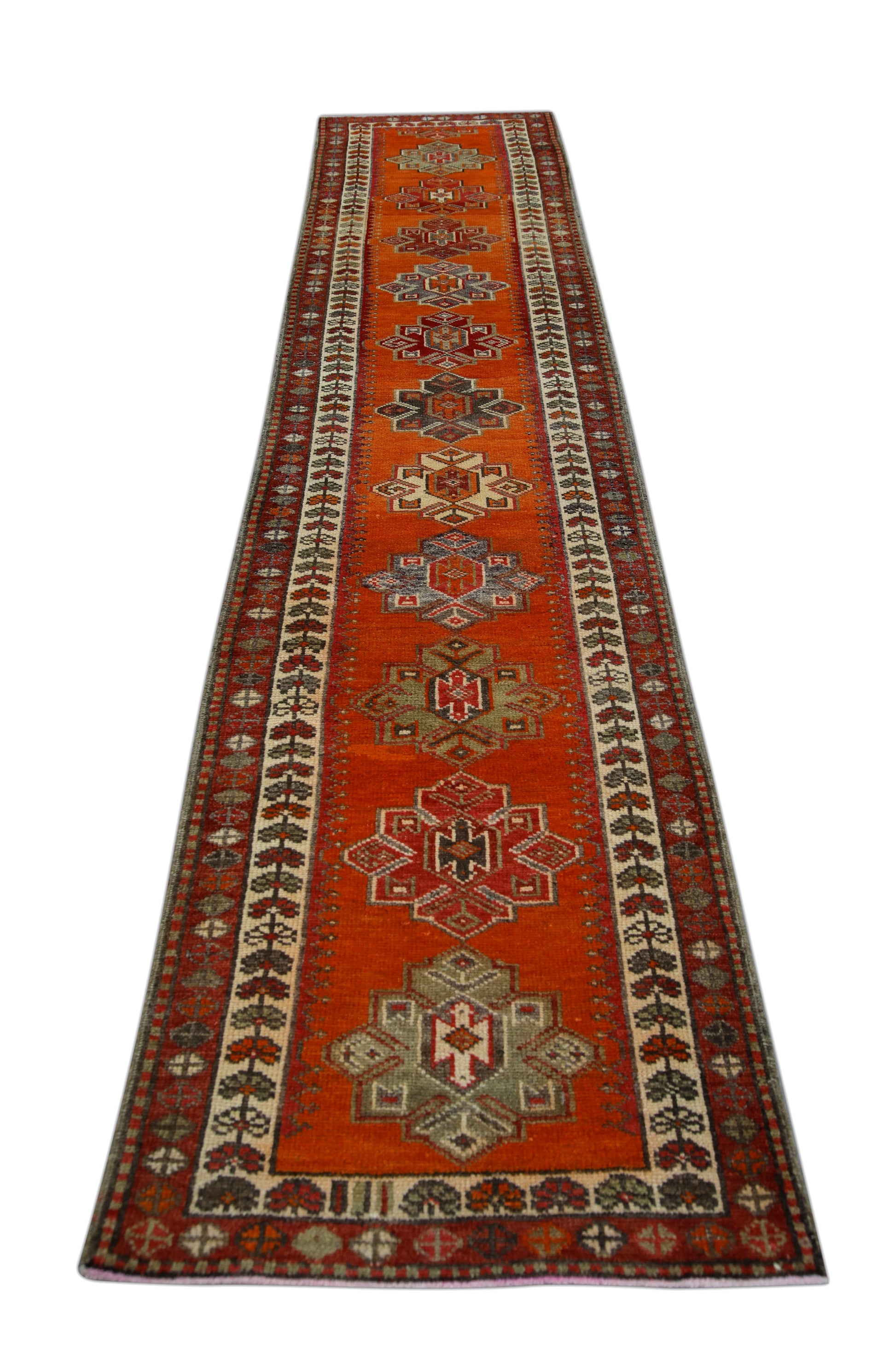 Turkish Vintage Anatolian Rug  3' x 13' #251