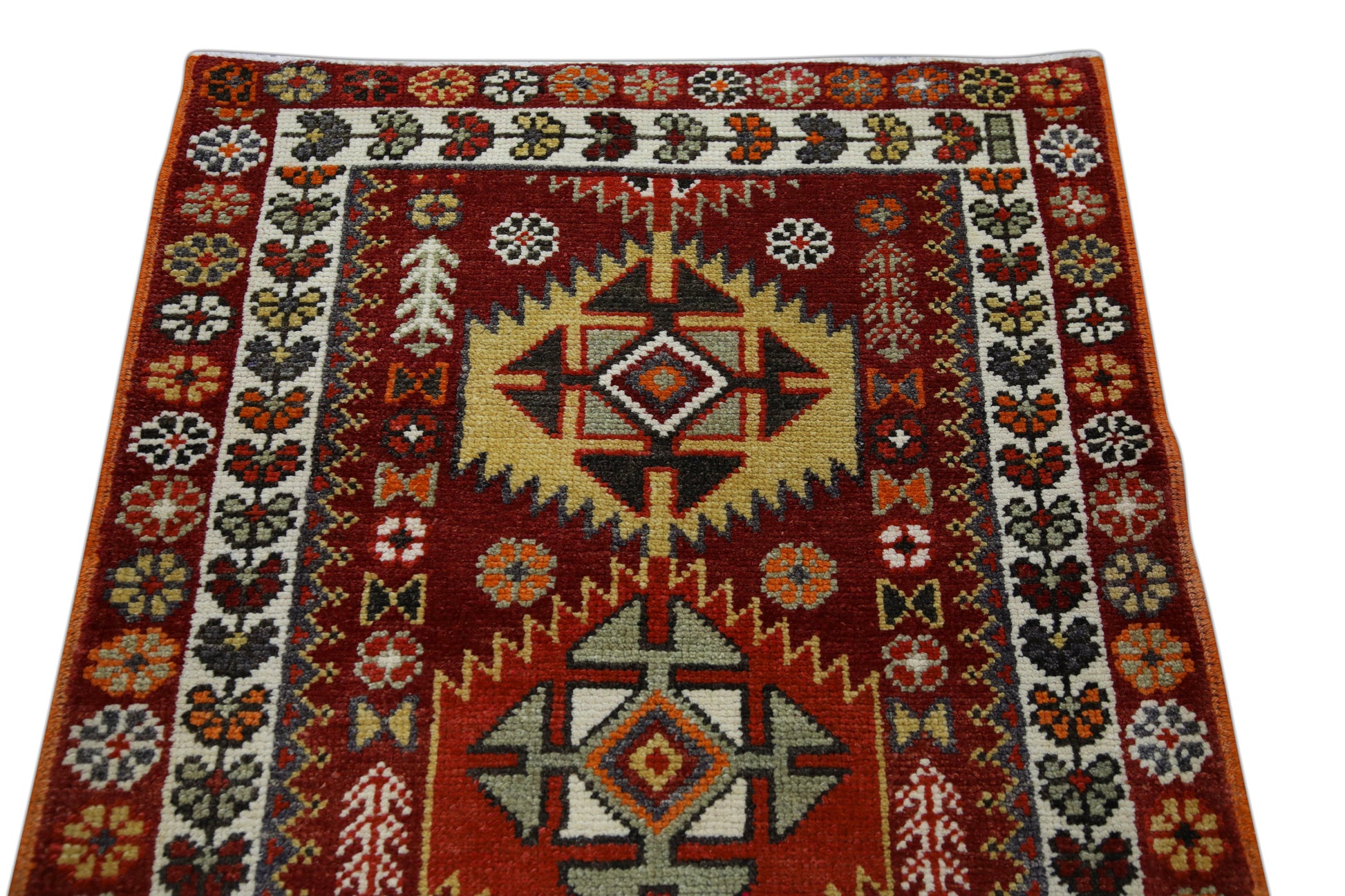 Turkish Vintage Anatolian Rug  3'2" x 12'3" #146