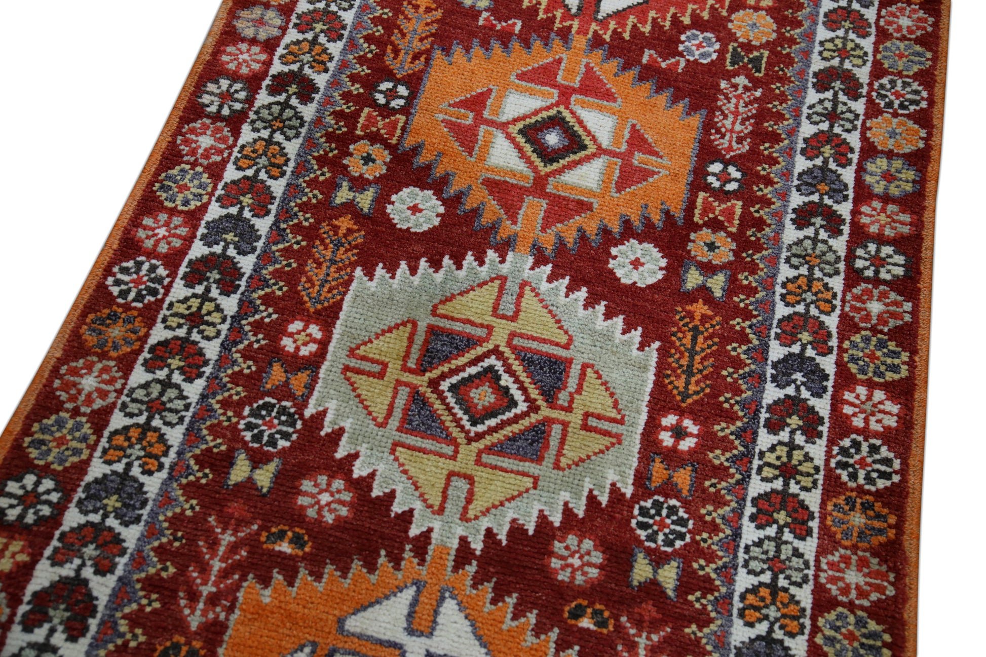 Turkish Vintage Anatolian Rug  3'2" x 12'3" #146