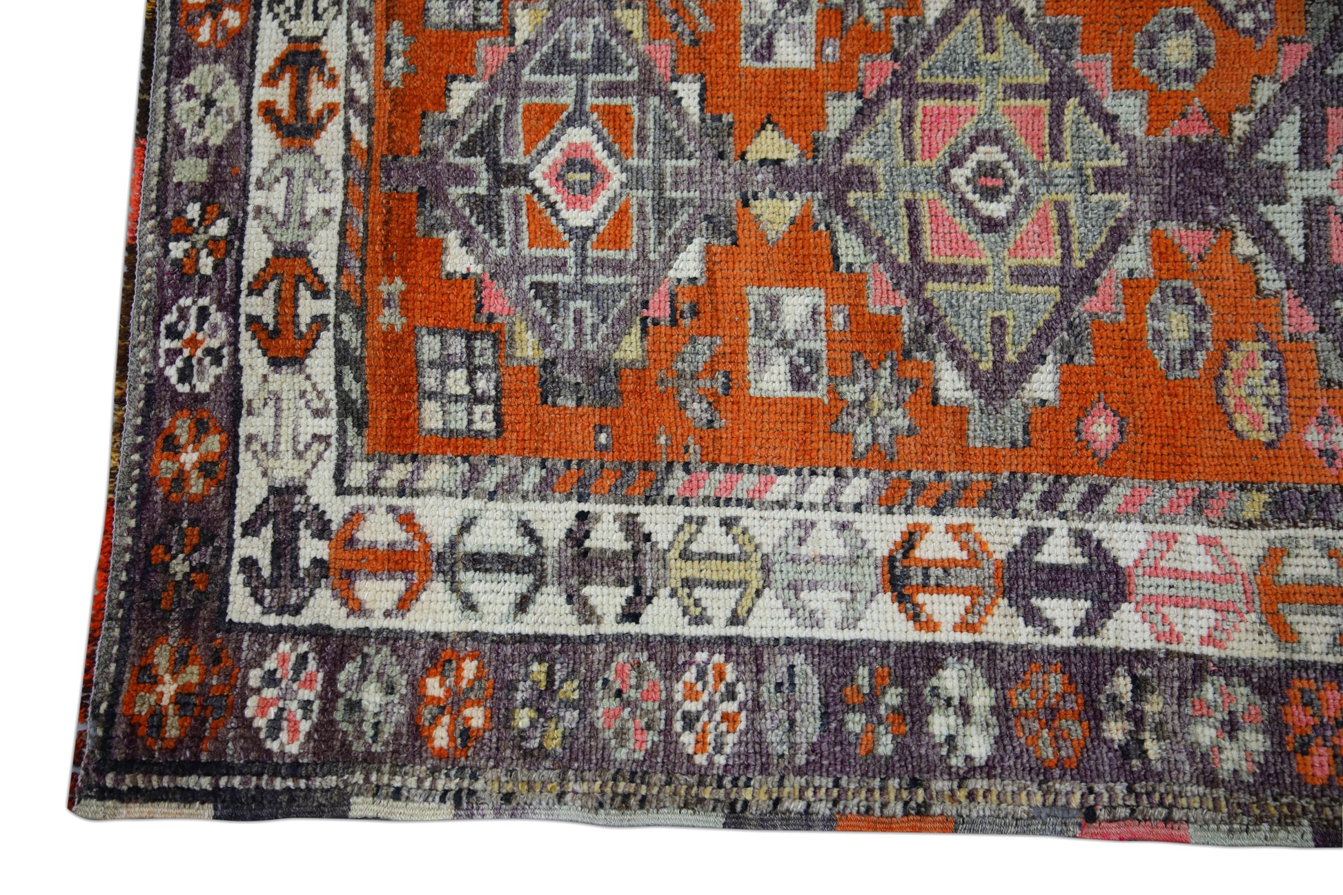 Turkish Vintage Anatolian Rug  3' x 12'6" #353