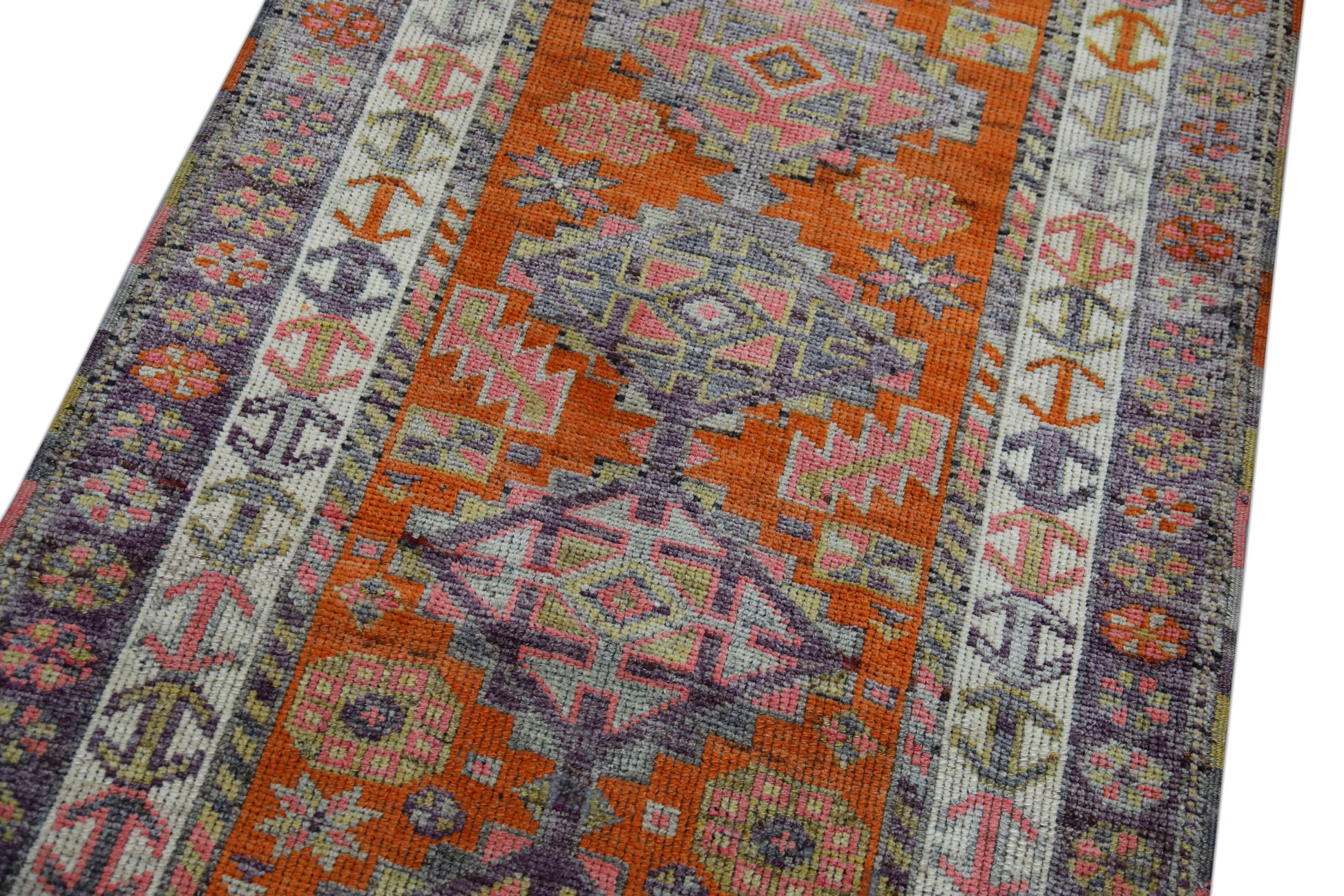 Turkish Vintage Anatolian Rug  3' x 12'6" #353