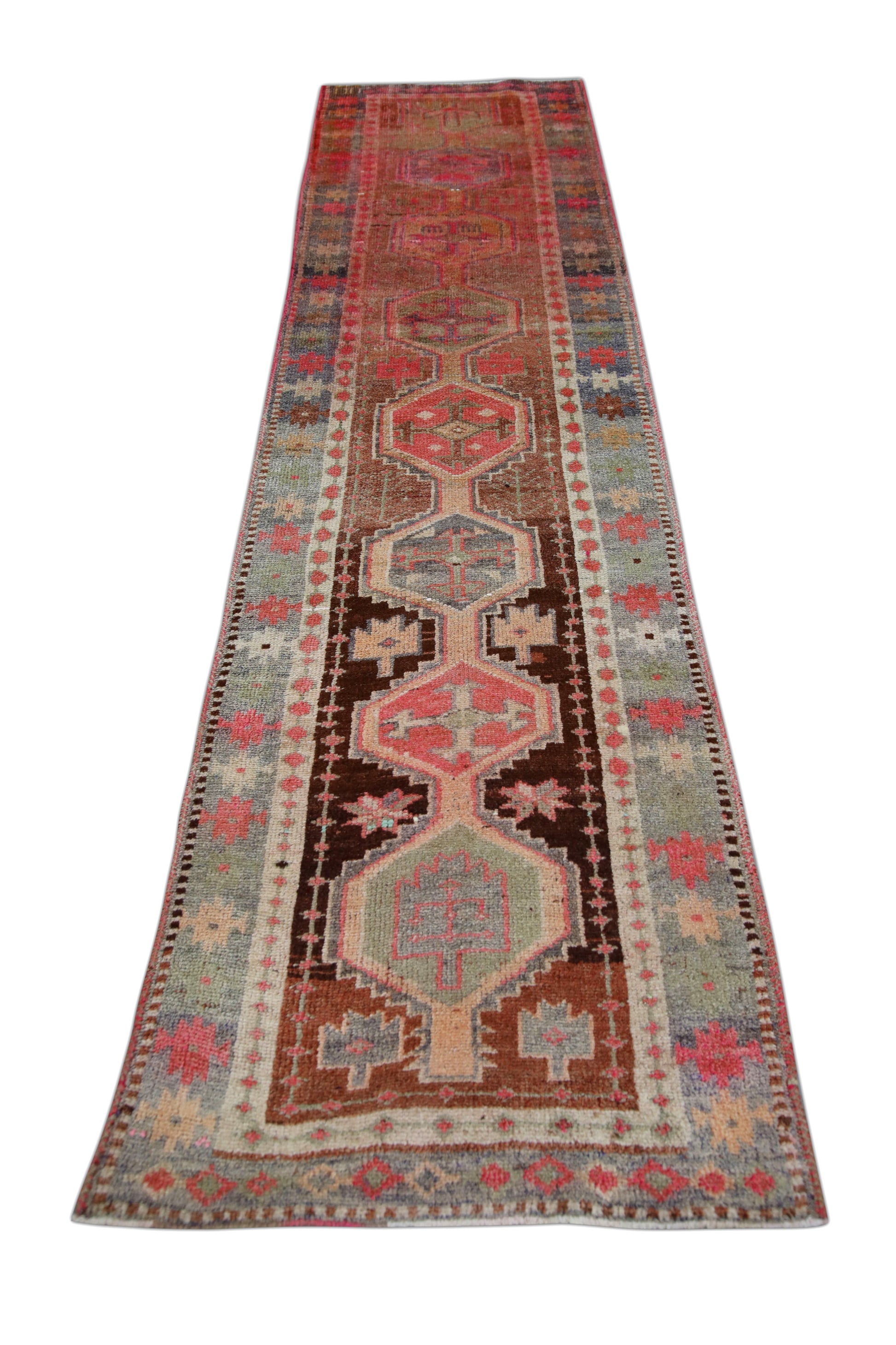 Turkish Vintage Anatolian Rug  3' x 11'9" #325