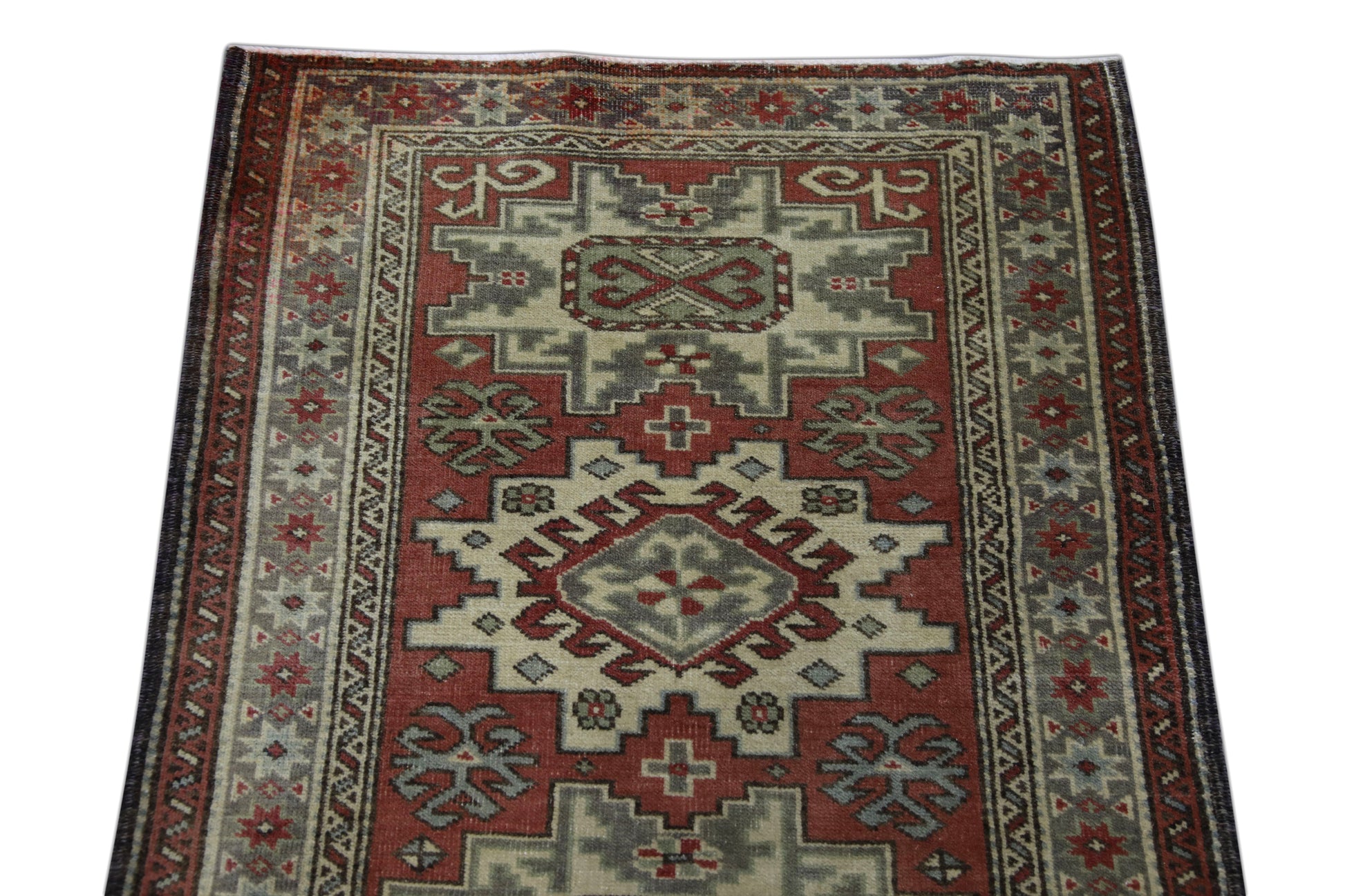 Turkish Vintage Anatolian Rug  2'8" x 11'3" #26