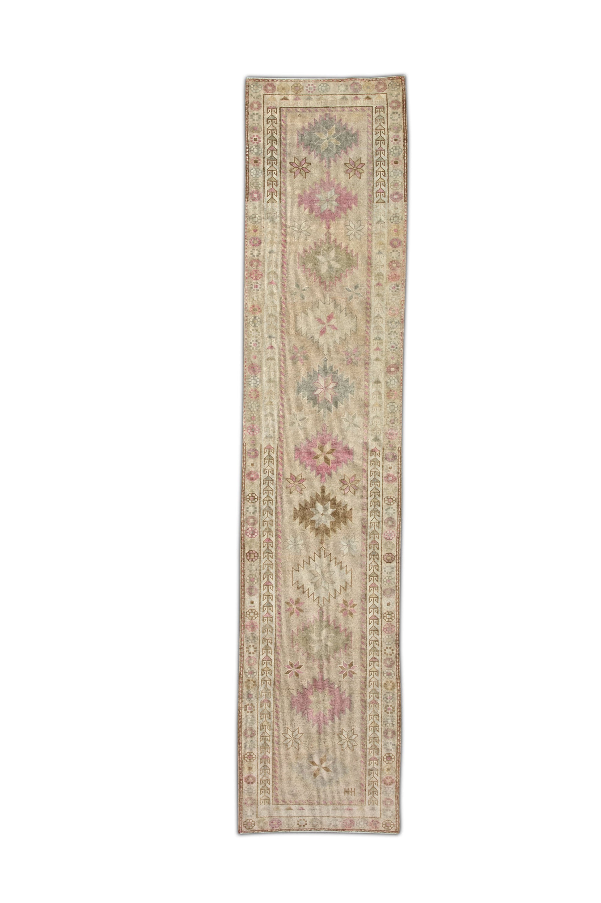 Turkish Vintage Anatolian Rug  2'10" x 13'3" #232