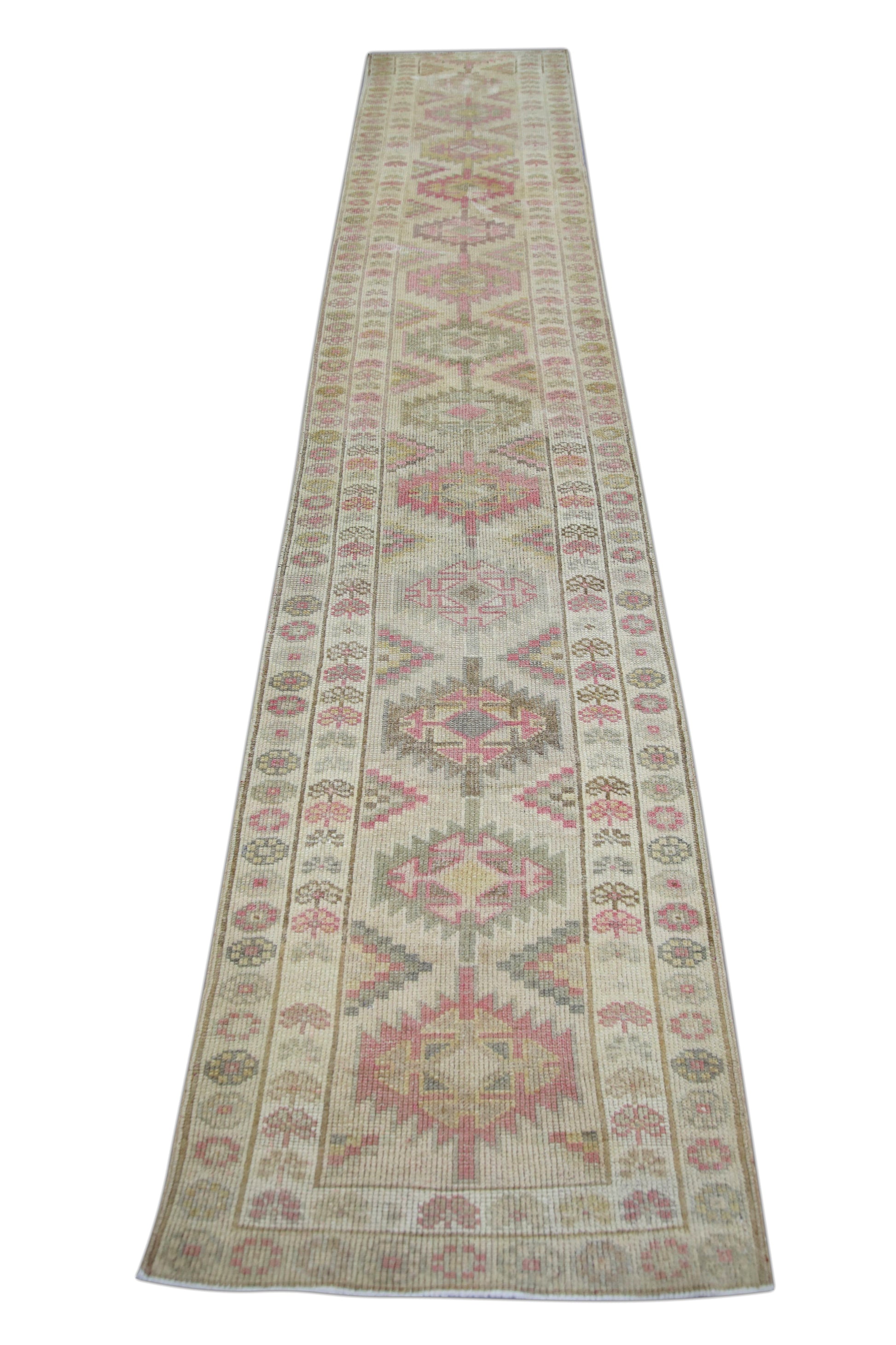 Turkish Vintage Anatolian Rug  2'8" x 14'2" #128