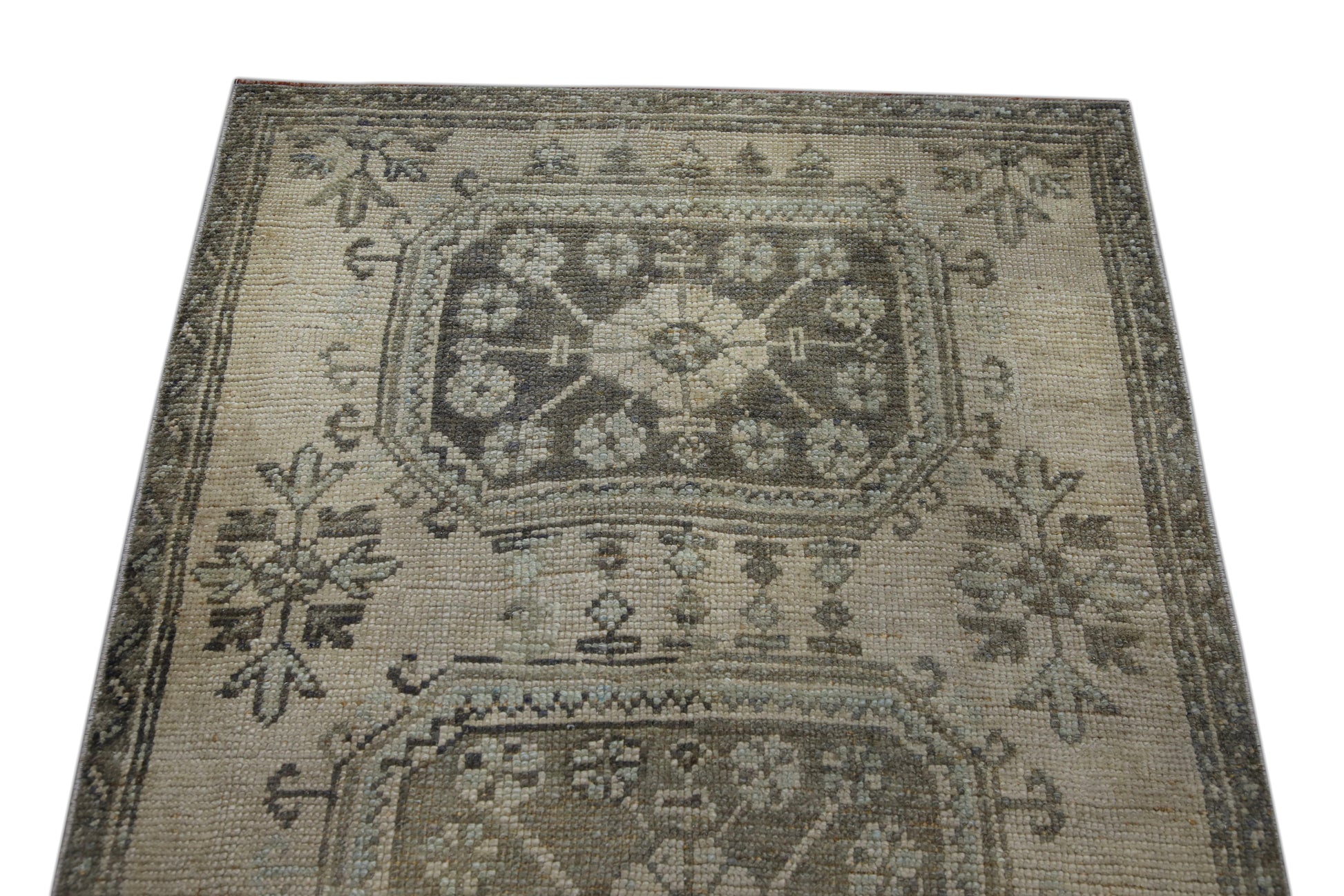 Turkish Vintage Anatolian Rug  3'2" x 10'2" #43