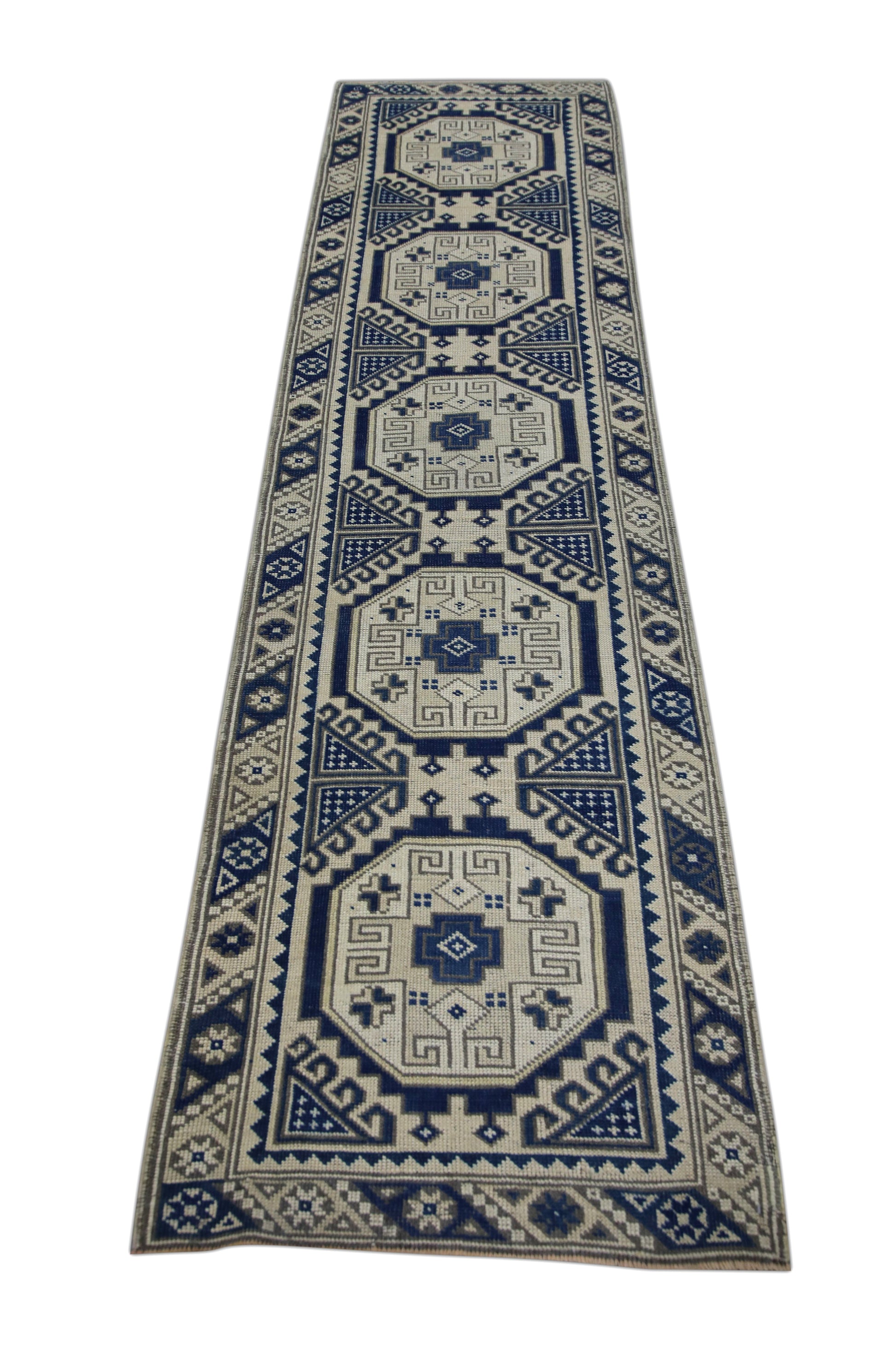 Turkish Vintage Anatolian Rug  2'5" x 9'7" #49