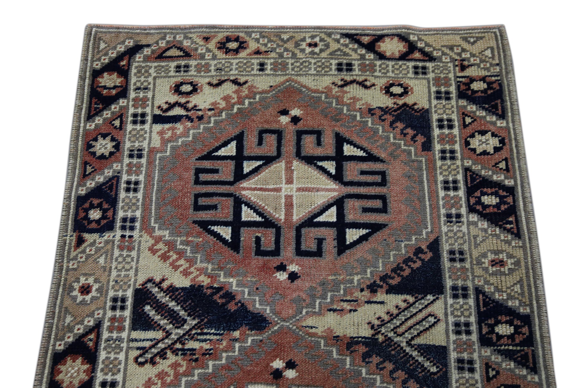 Turkish Vintage Anatolian Rug  2'5" x 10'3" #122