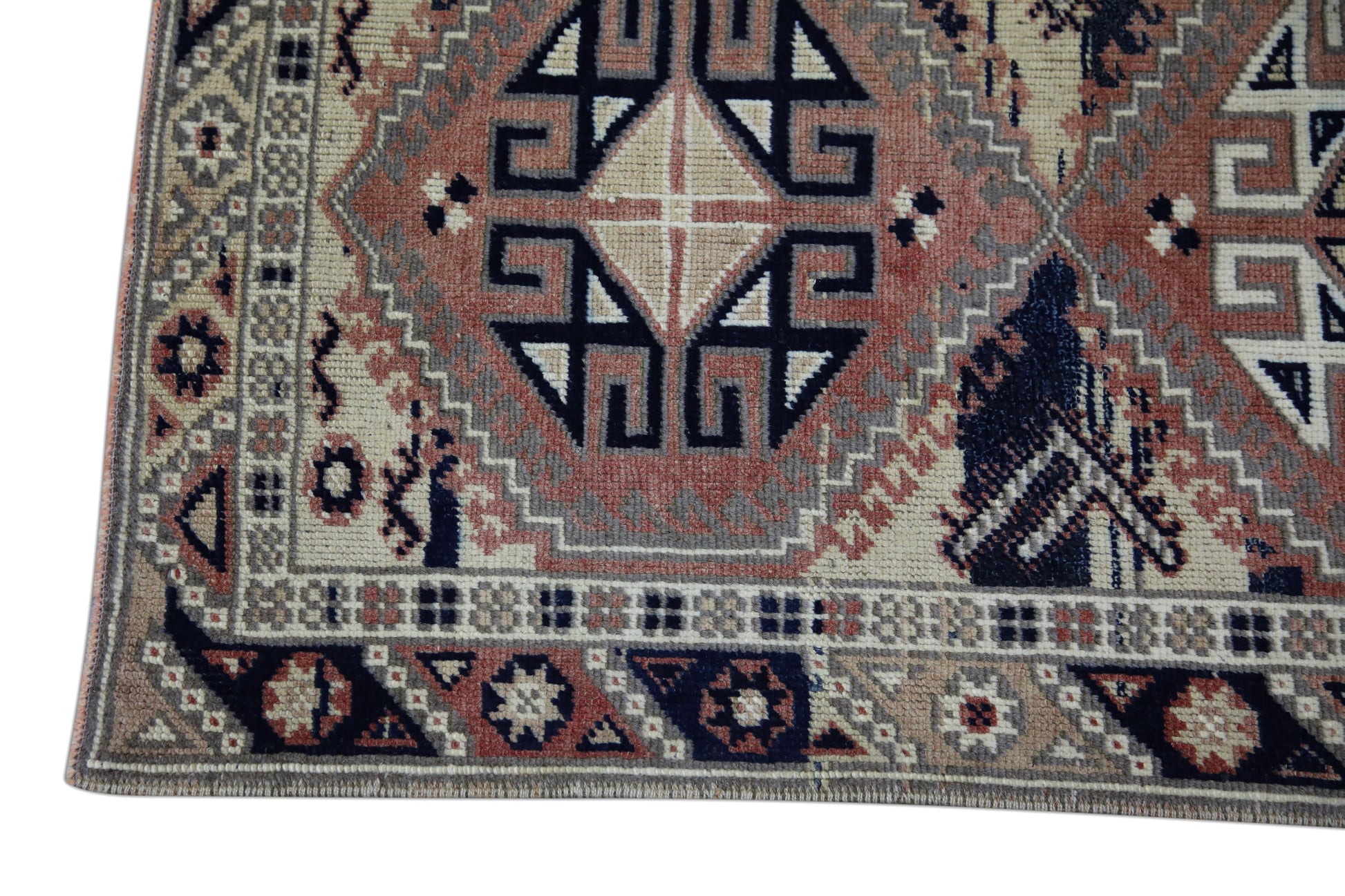 Turkish Vintage Anatolian Rug  2'5" x 10'3" #122