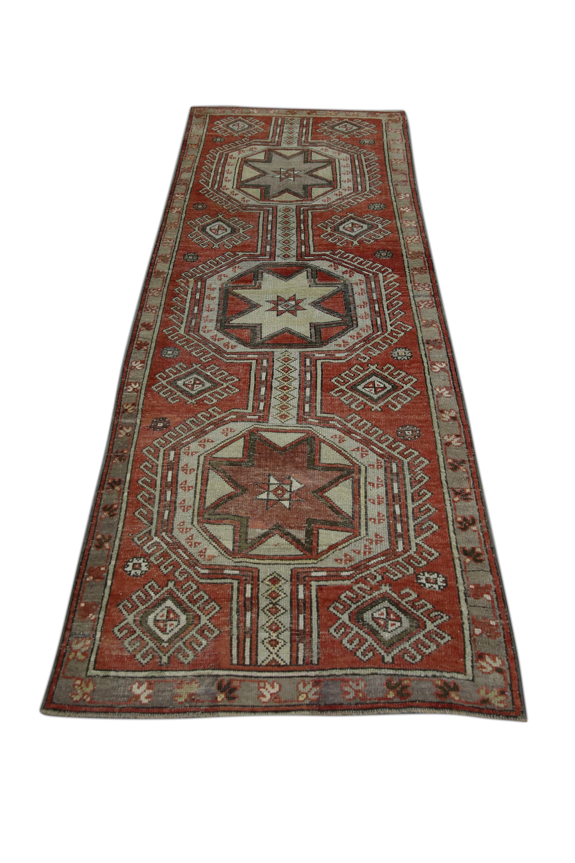 Turkish Vintage Anatolian Rug  3'1" x 8'11" #164
