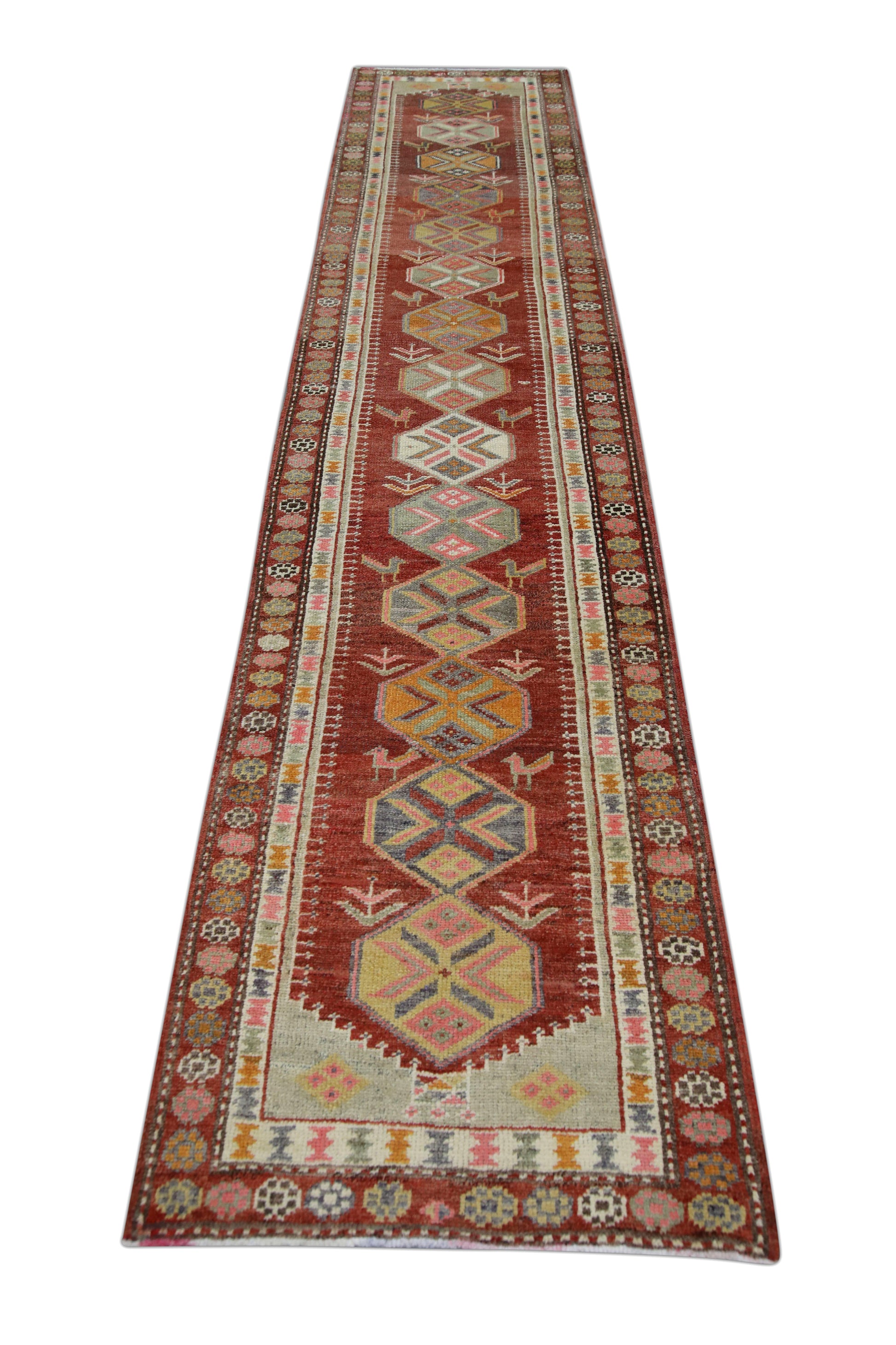Turkish Vintage Anatolian Rug  2'9" x 12'9" #111