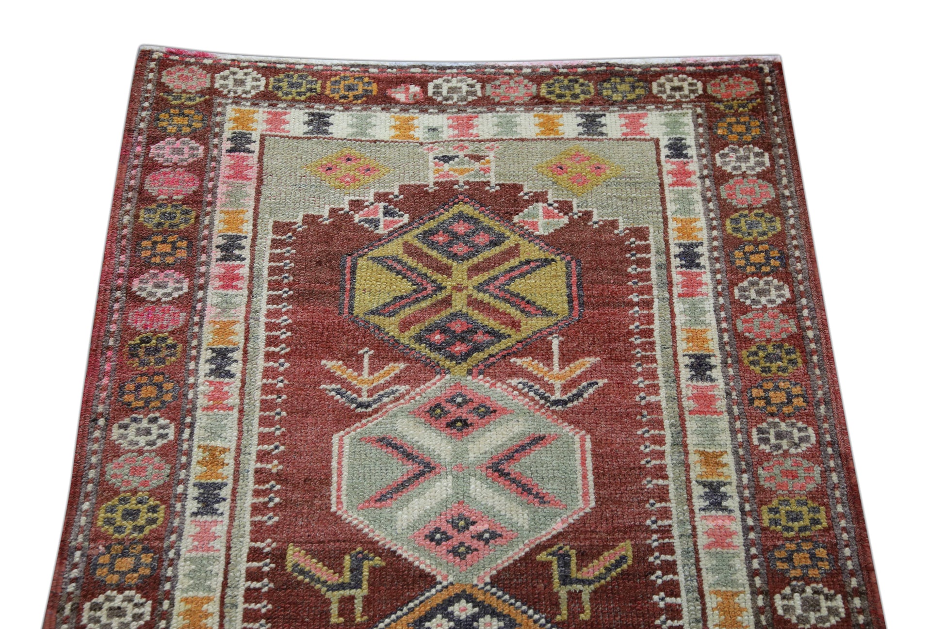 Turkish Vintage Anatolian Rug  2'9" x 12'9" #111