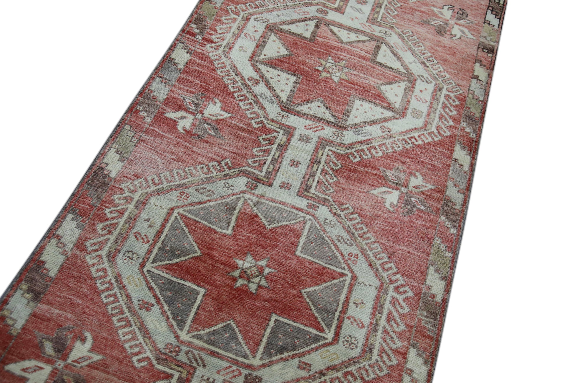 Turkish Vintage Anatolian Rug  3'1" x 10' #326