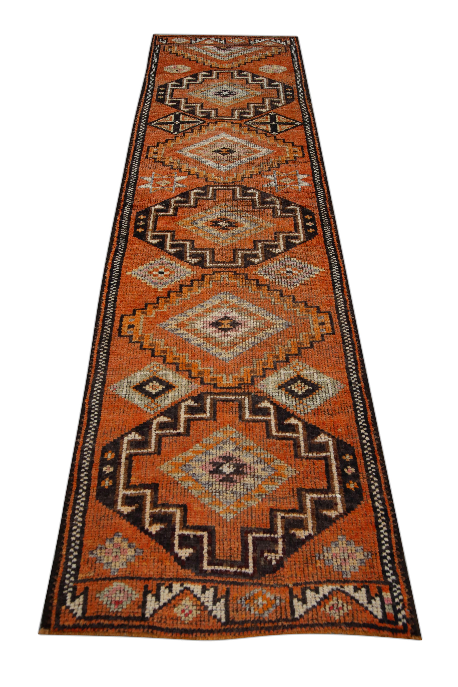 Turkish Vintage Anatolian Rug  2'10" x 10'7" #210