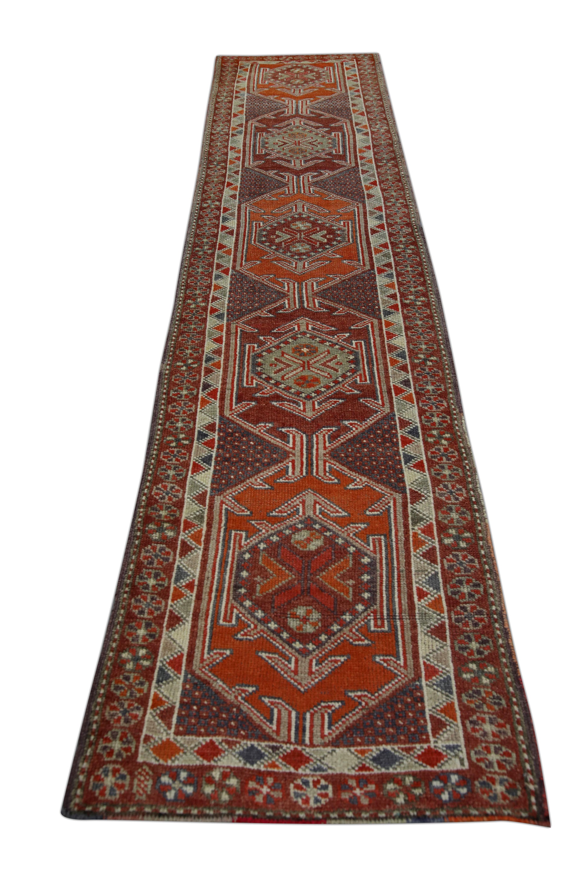 Turkish Vintage Anatolian Rug  2'11" x 12'7" #159