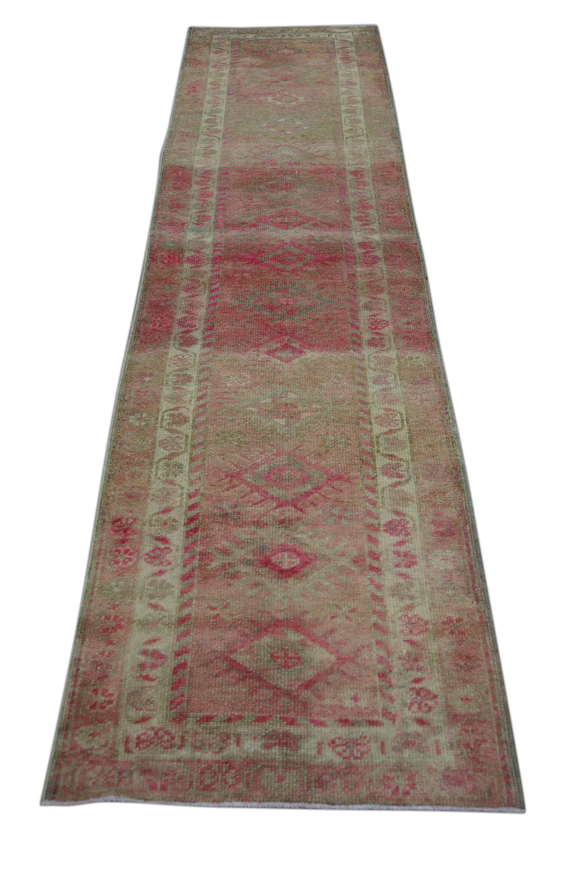 Turkish Vintage Anatolian Rug  2'10" x 10'10" #79