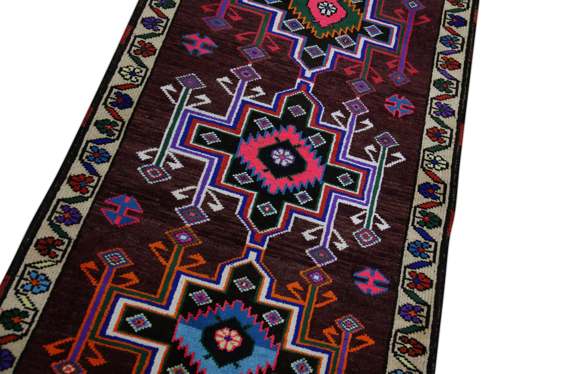 Turkish Vintage Anatolian Rug  2'10" x 11'3" #114