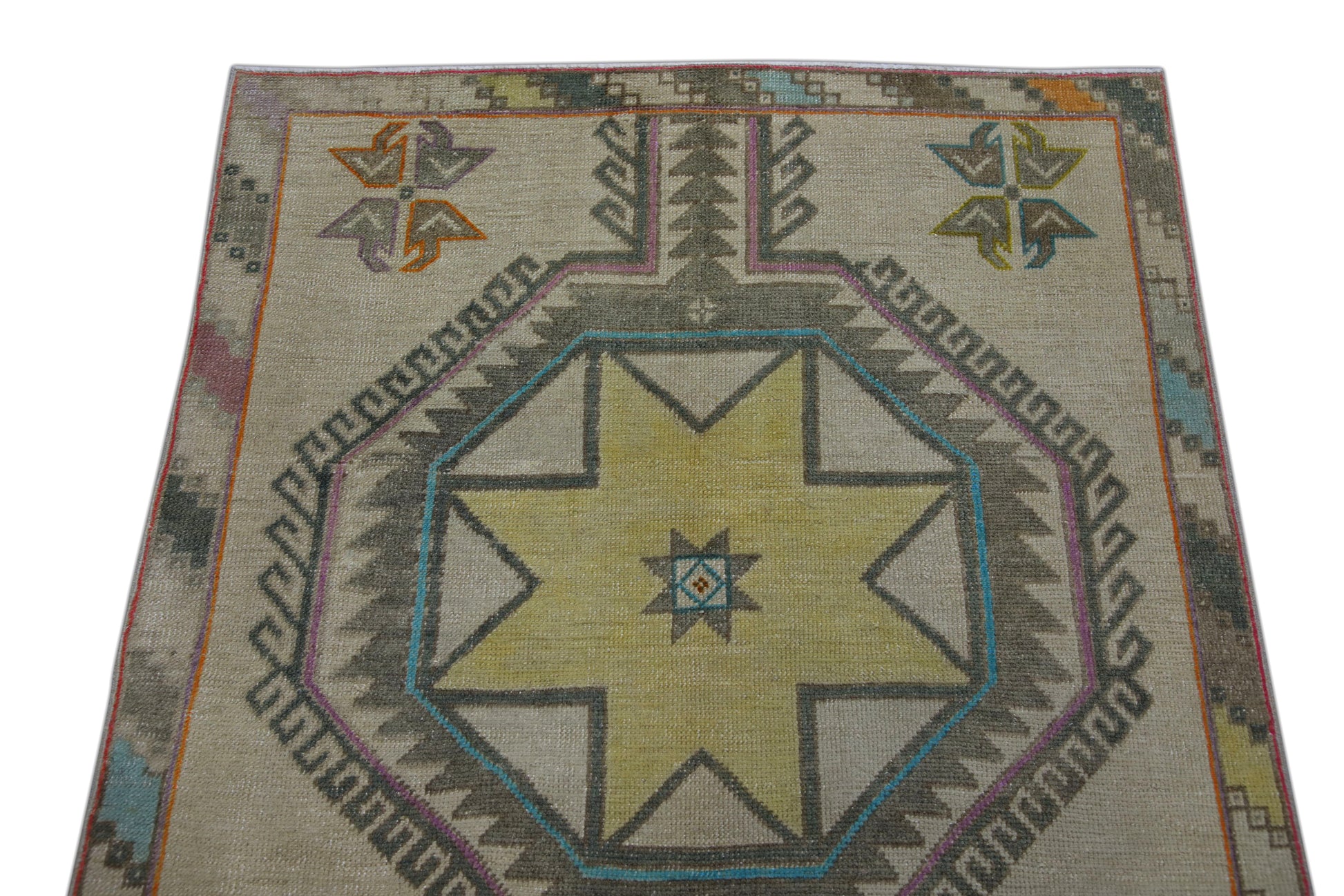 Turkish Vintage Anatolian Rug  3'5" x 11'9" #320