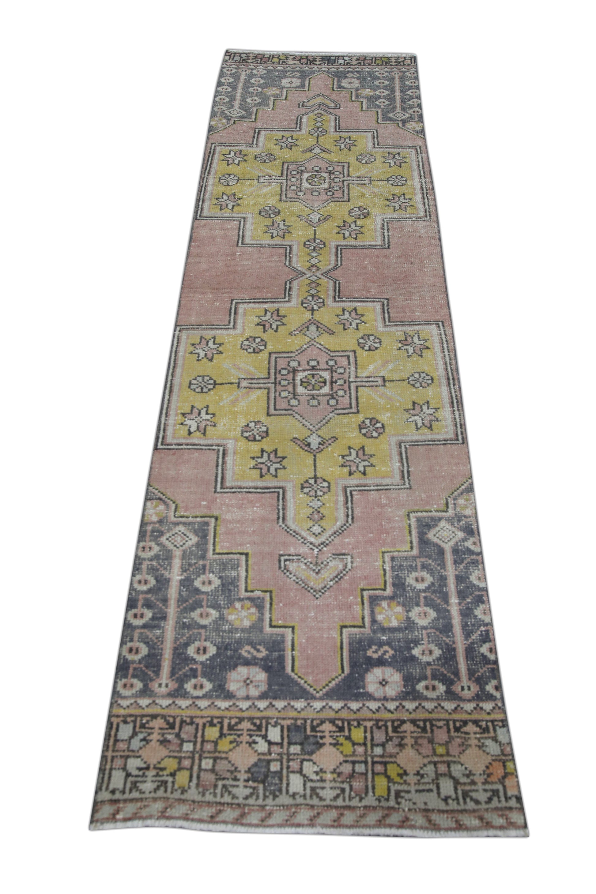 Turkish Vintage Anatolian Rug  2'5" x 8'9" #510