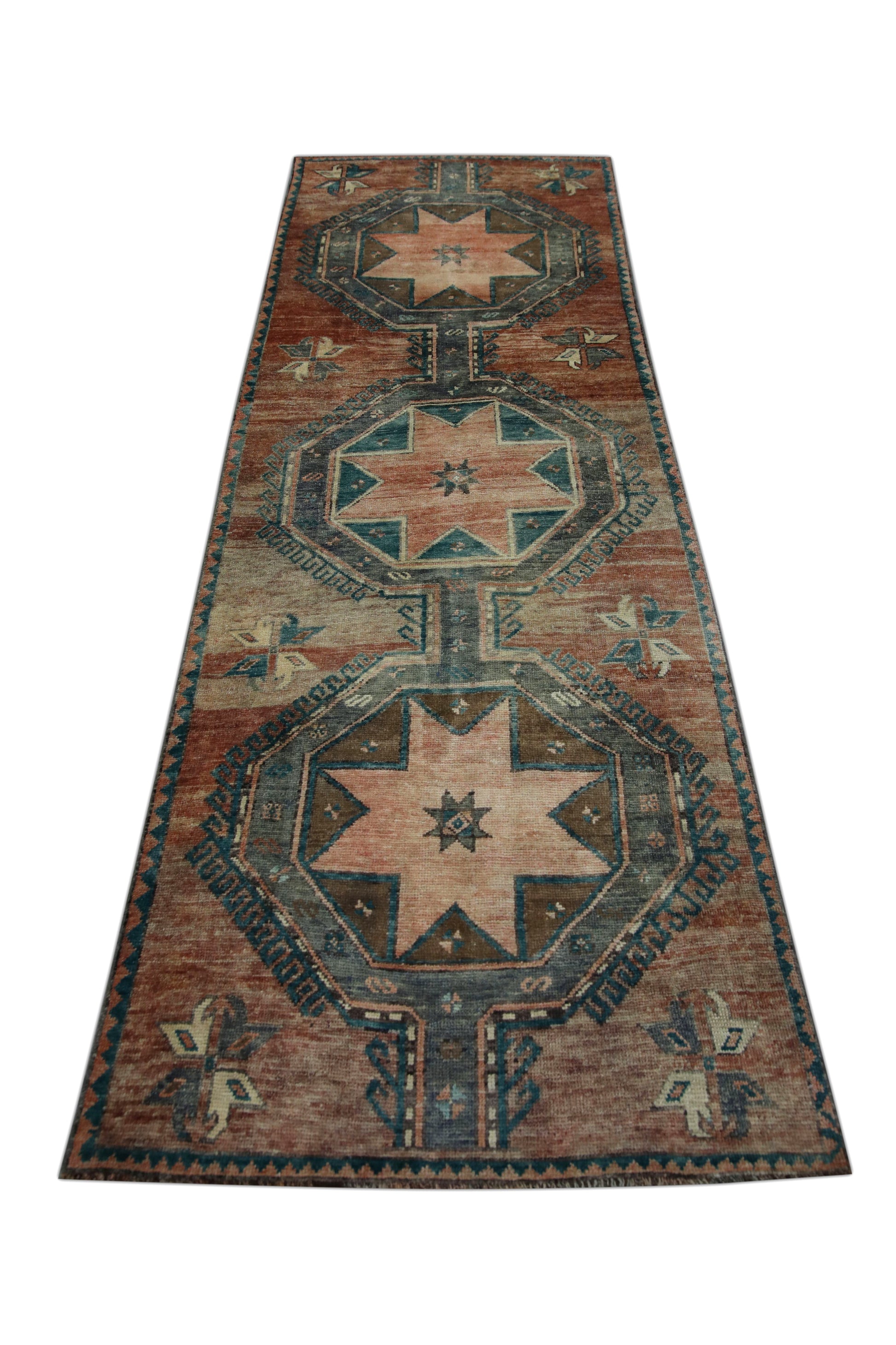 Turkish Vintage Anatolian Rug  3'3" x 9'9" #292