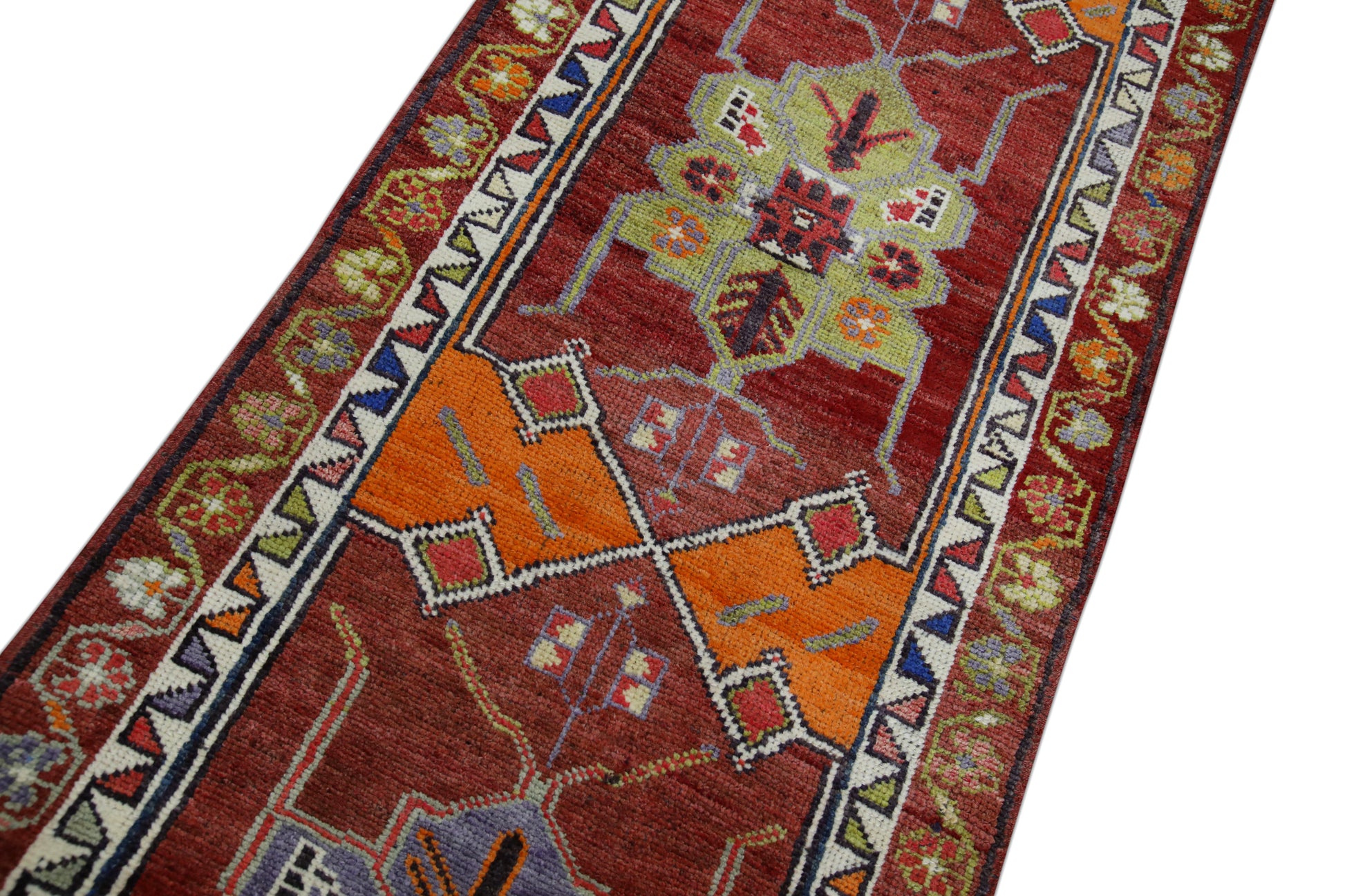 Turkish Vintage Anatolian Rug  2'11" x 13'7" #132