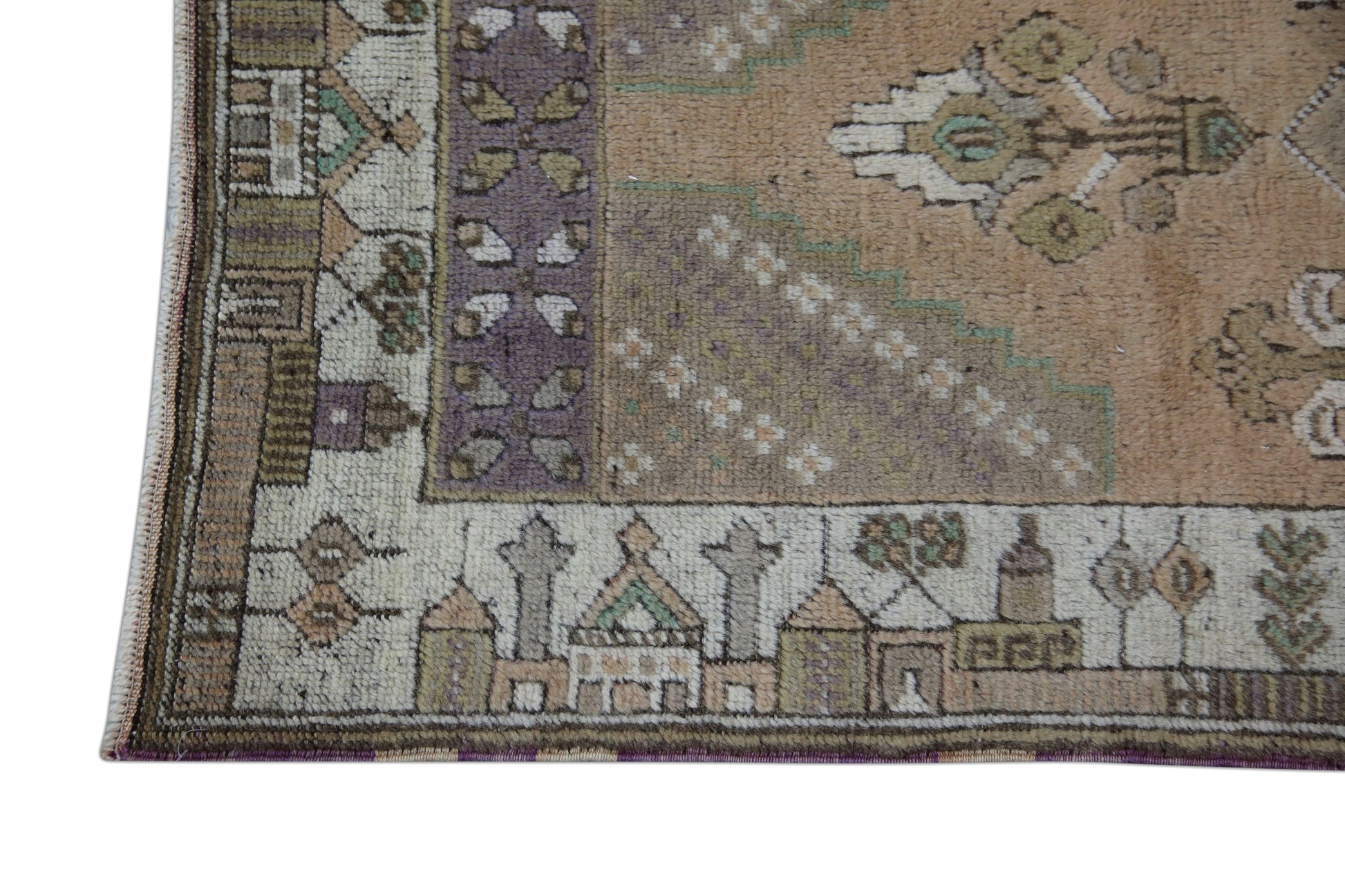 Turkish Vintage Anatolian Rug  2'5" x 11'10" #1059