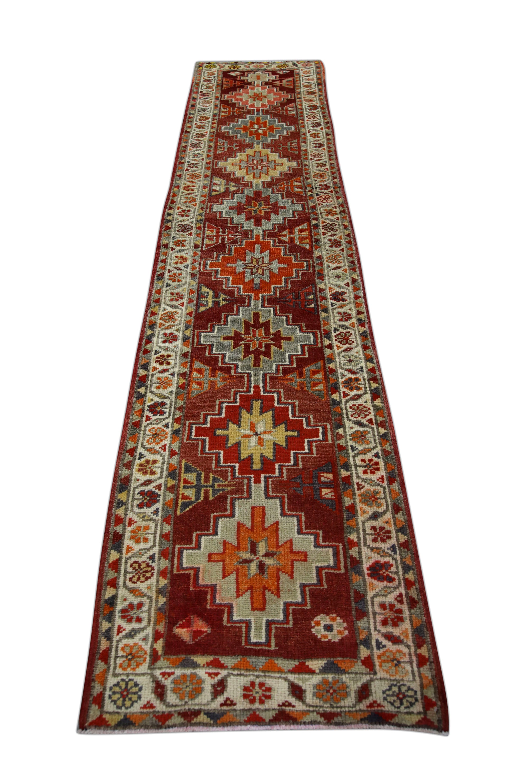 Turkish Vintage Anatolian Rug  2'8" x 12'2" #114