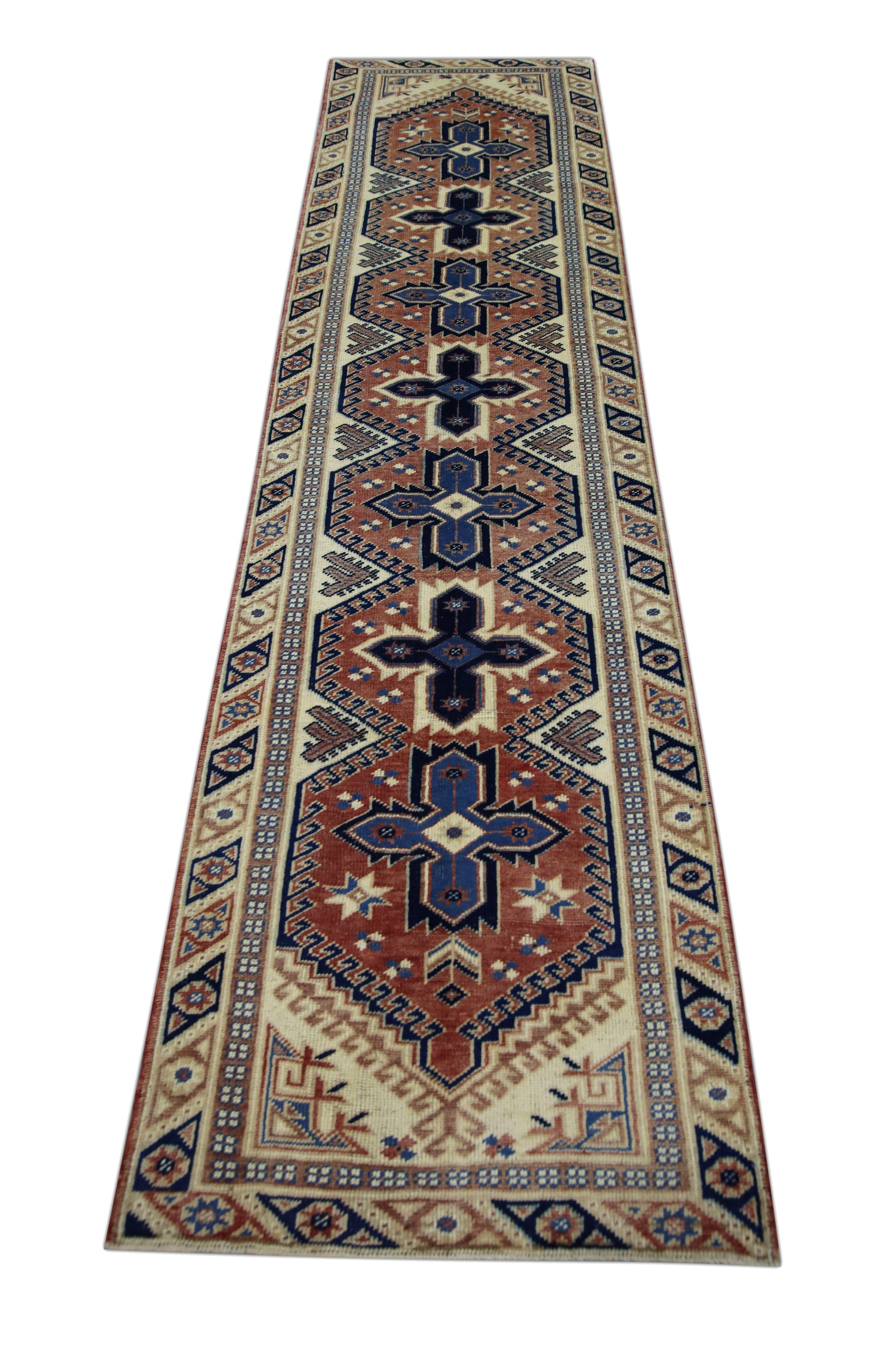 Turkish Vintage Anatolian Rug  2'6" x 10'4" #310