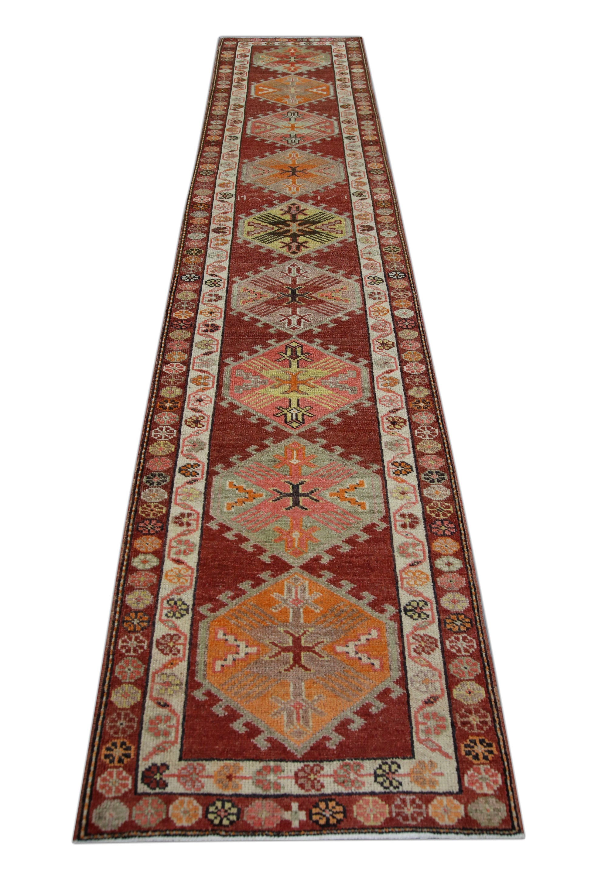 Turkish Vintage Anatolian Rug  2'10" x 13'5" #290