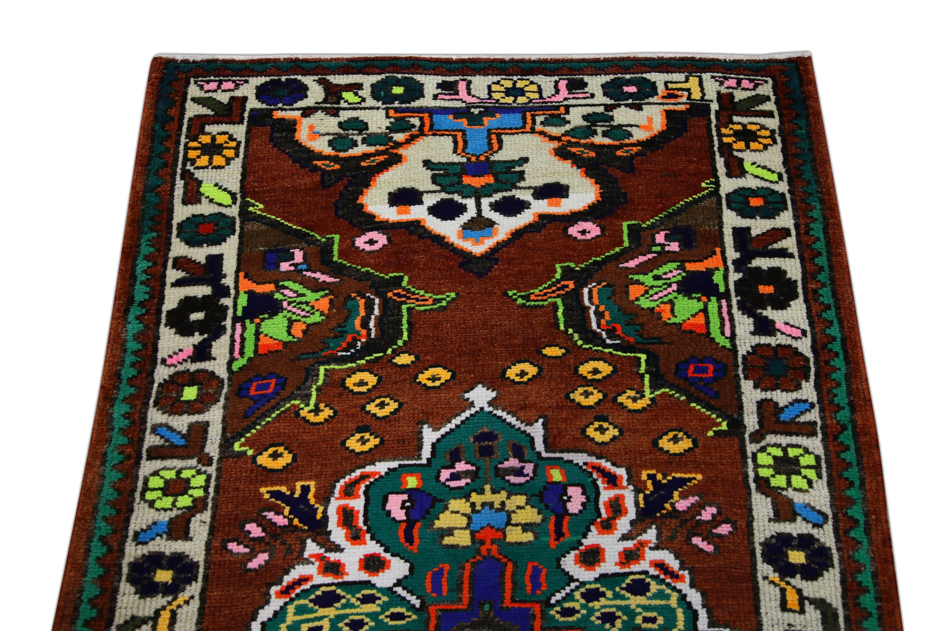 Turkish Vintage Anatolian Rug  3'5" x 11' #227